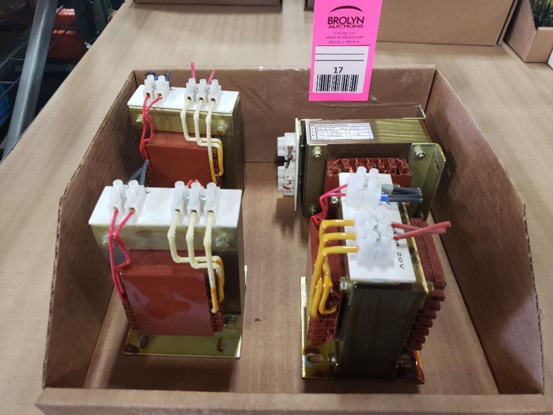 Qty 4 - Elektromehanika EI/P 150VA transformer.