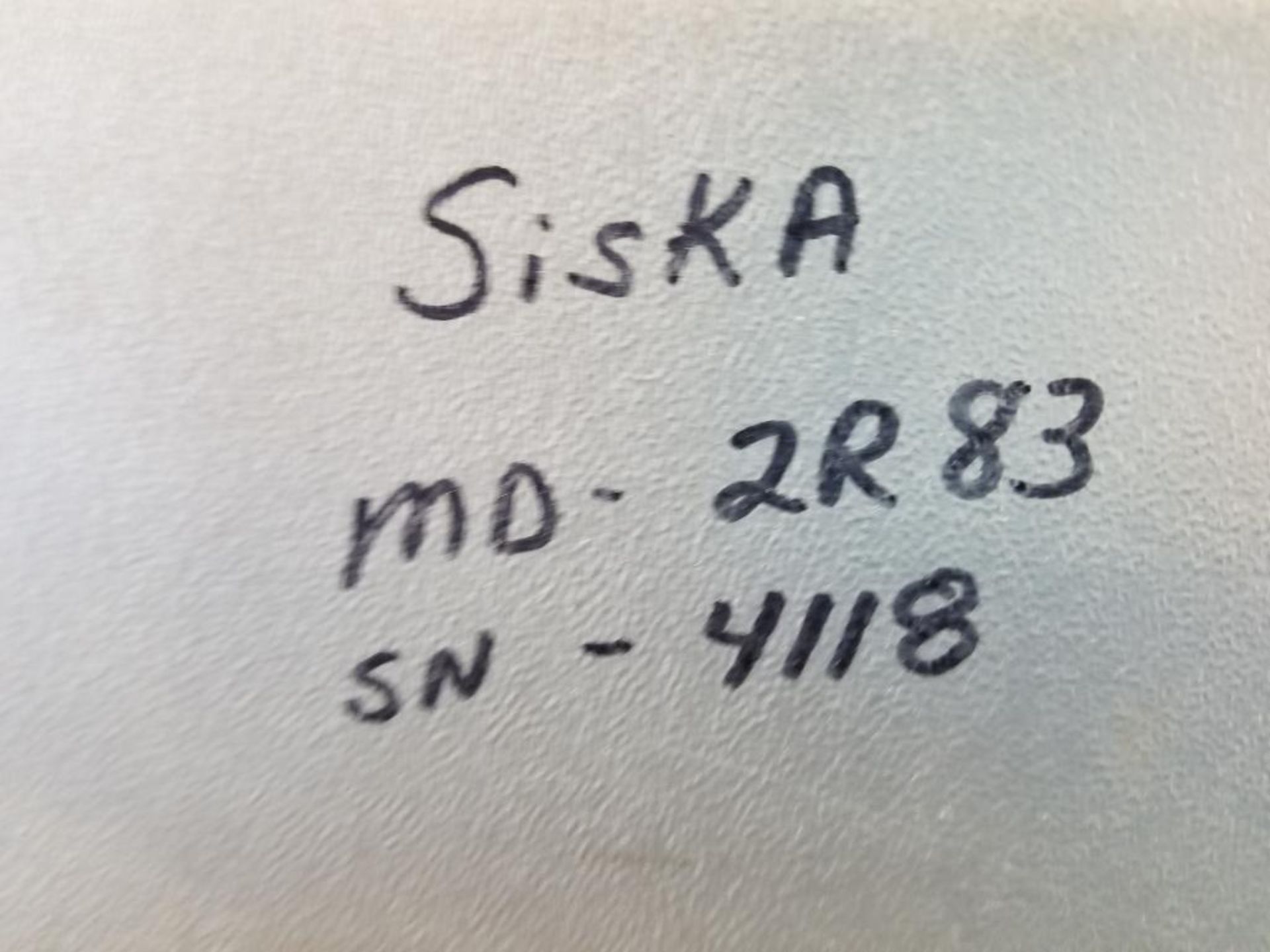 Siska Model-83 Eyeleting machine. 1PH 115/230V. - Image 11 of 17