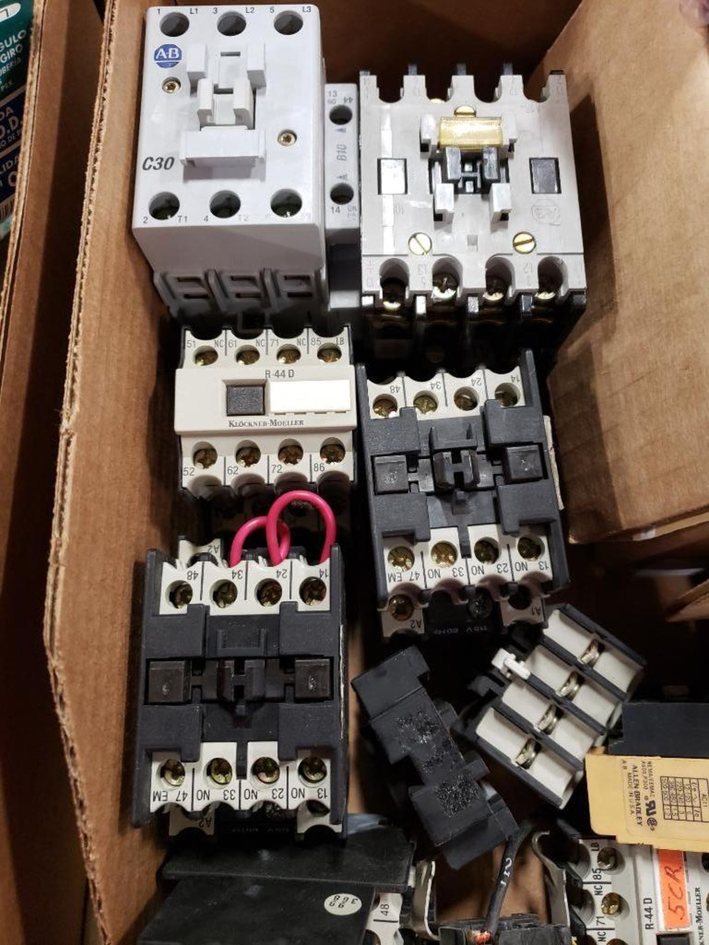 Assorted electrical contactors, relay, transformer. Allen Bradley, Moeller, Microkinetics Corp. - Image 2 of 6