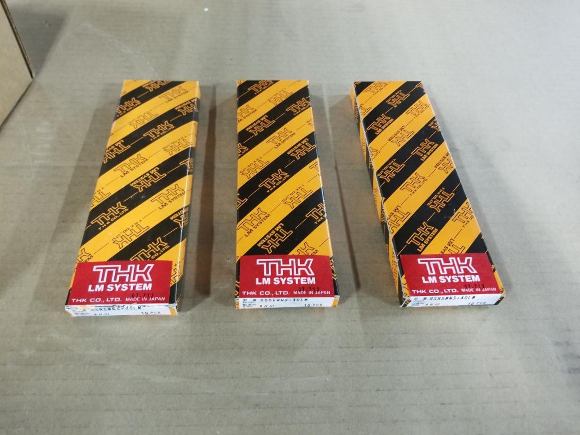 Qty 3 - Box of THK Linear slide. RSR5WNS+40LM. 10pc each. New in box. - Image 2 of 8