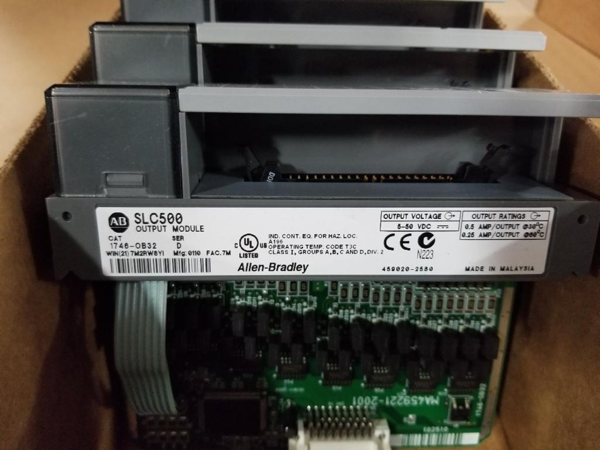 Qty 5 - Assorted Allen Bradley SLC500 input and output module. - Image 4 of 7