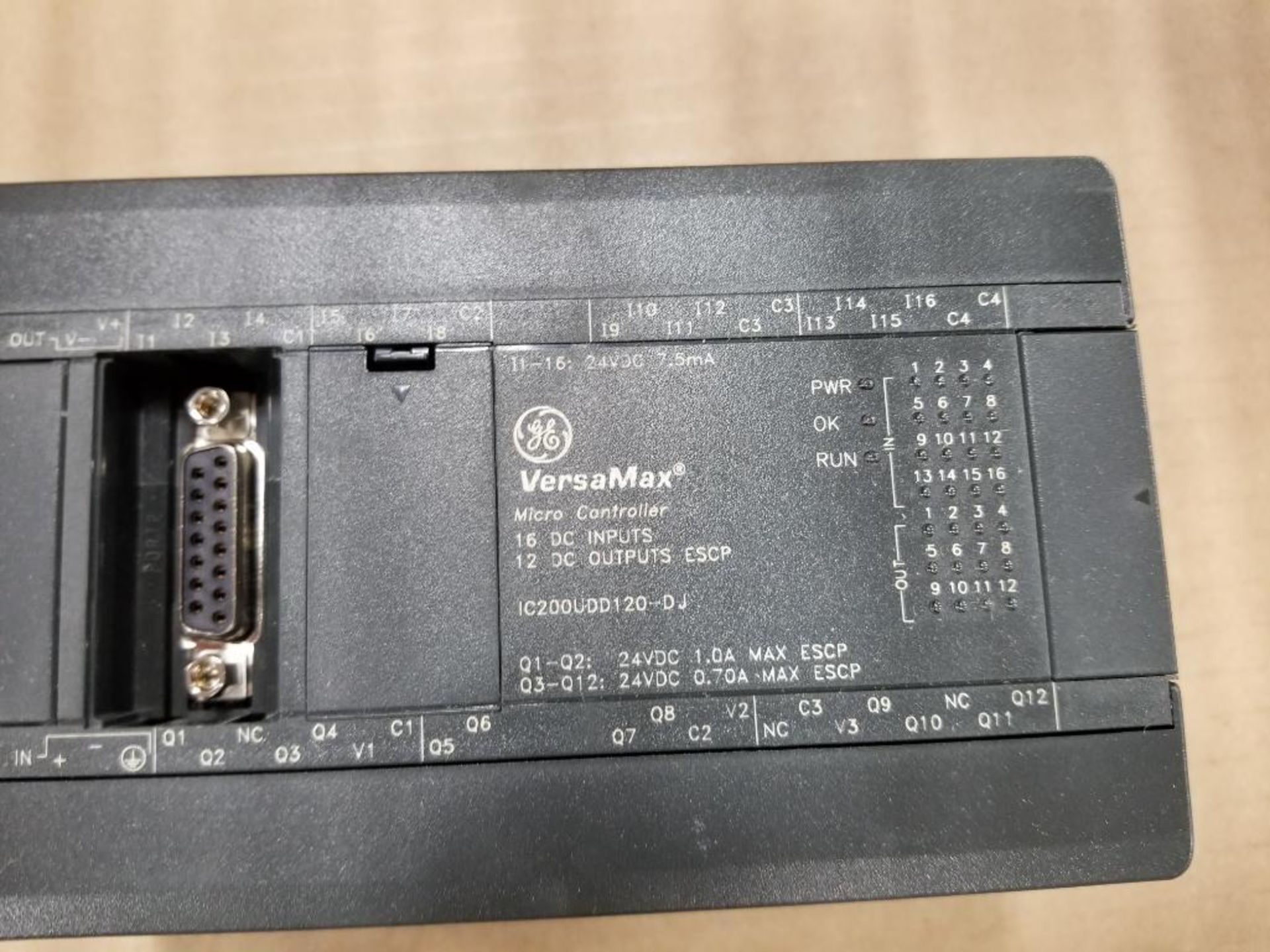 GE VersaMax Micro Controller IC200UDD120-DJ. - Image 3 of 6