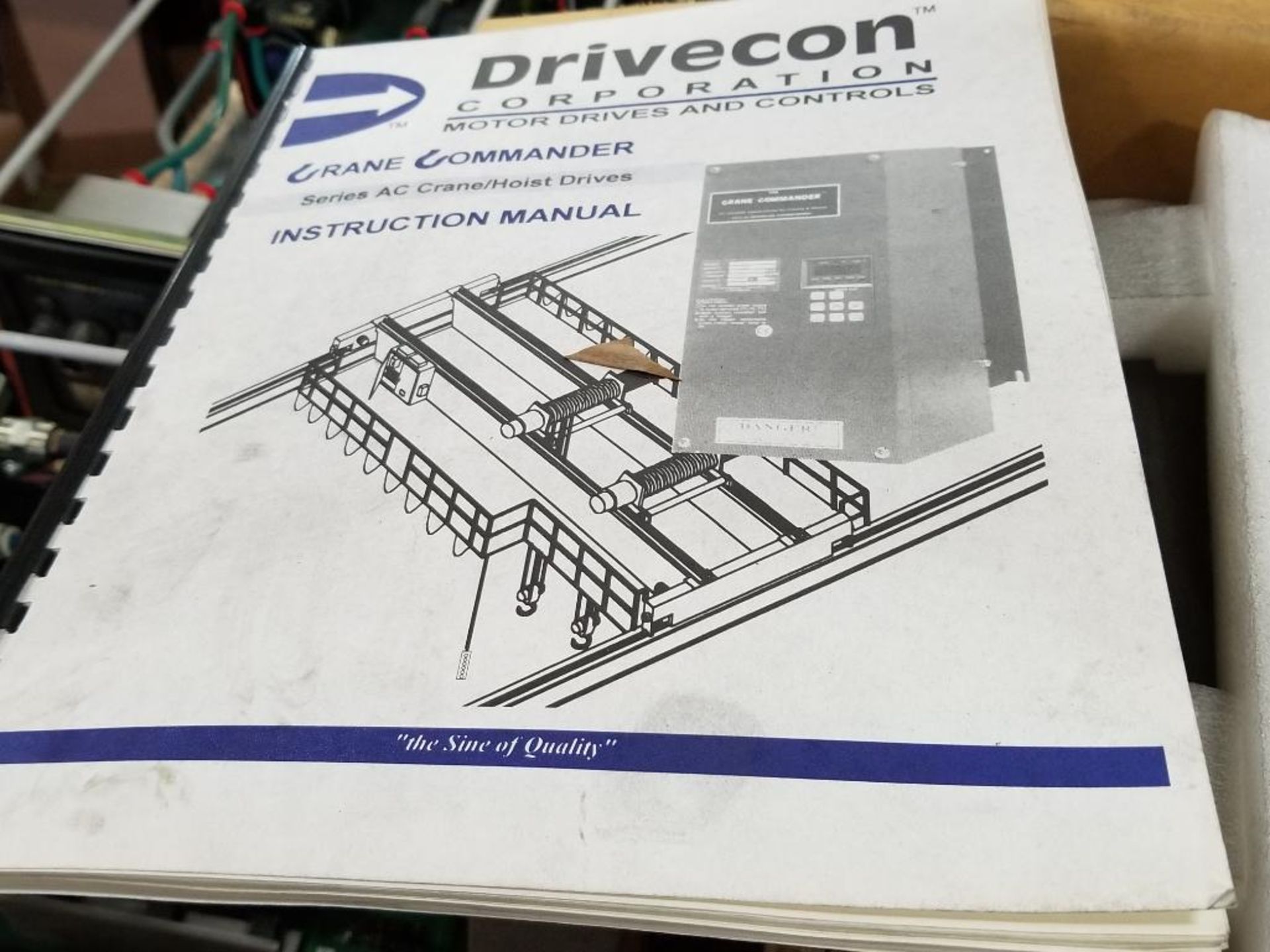 Drivecon corp. K1-Series CC475 Crane Commander crane / hoist drive. - Image 8 of 8