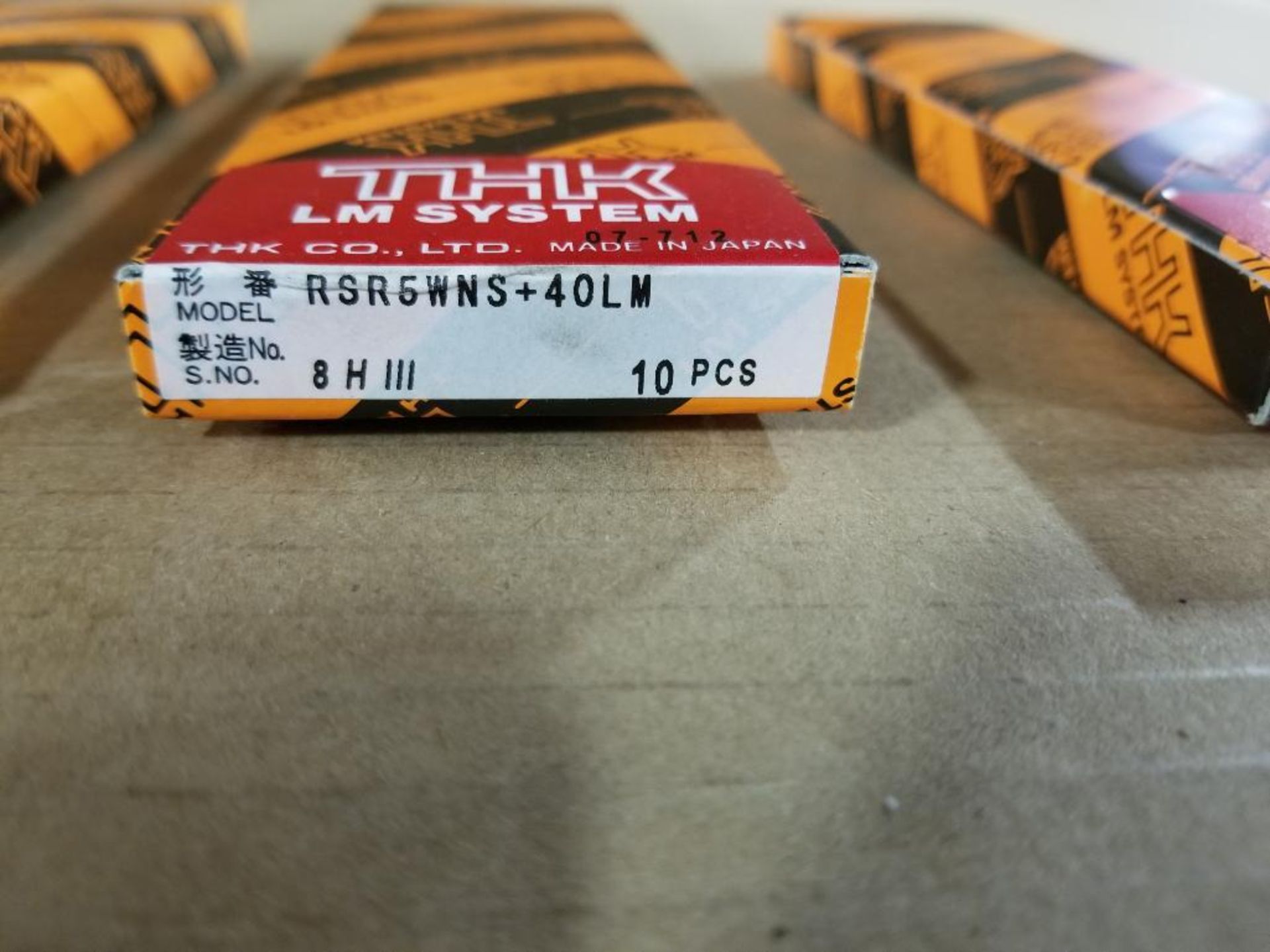 Qty 3 - Box of THK Linear slide. RSR5WNS+40LM. 10pc each. New in box. - Image 5 of 8