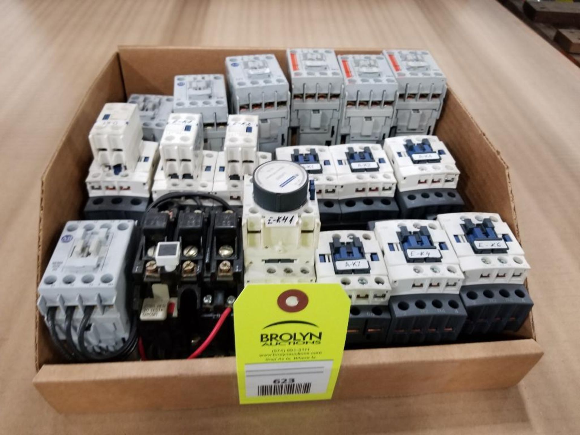 Assorted electrical contactor, relay. Allen Bradley. Telemecanique.