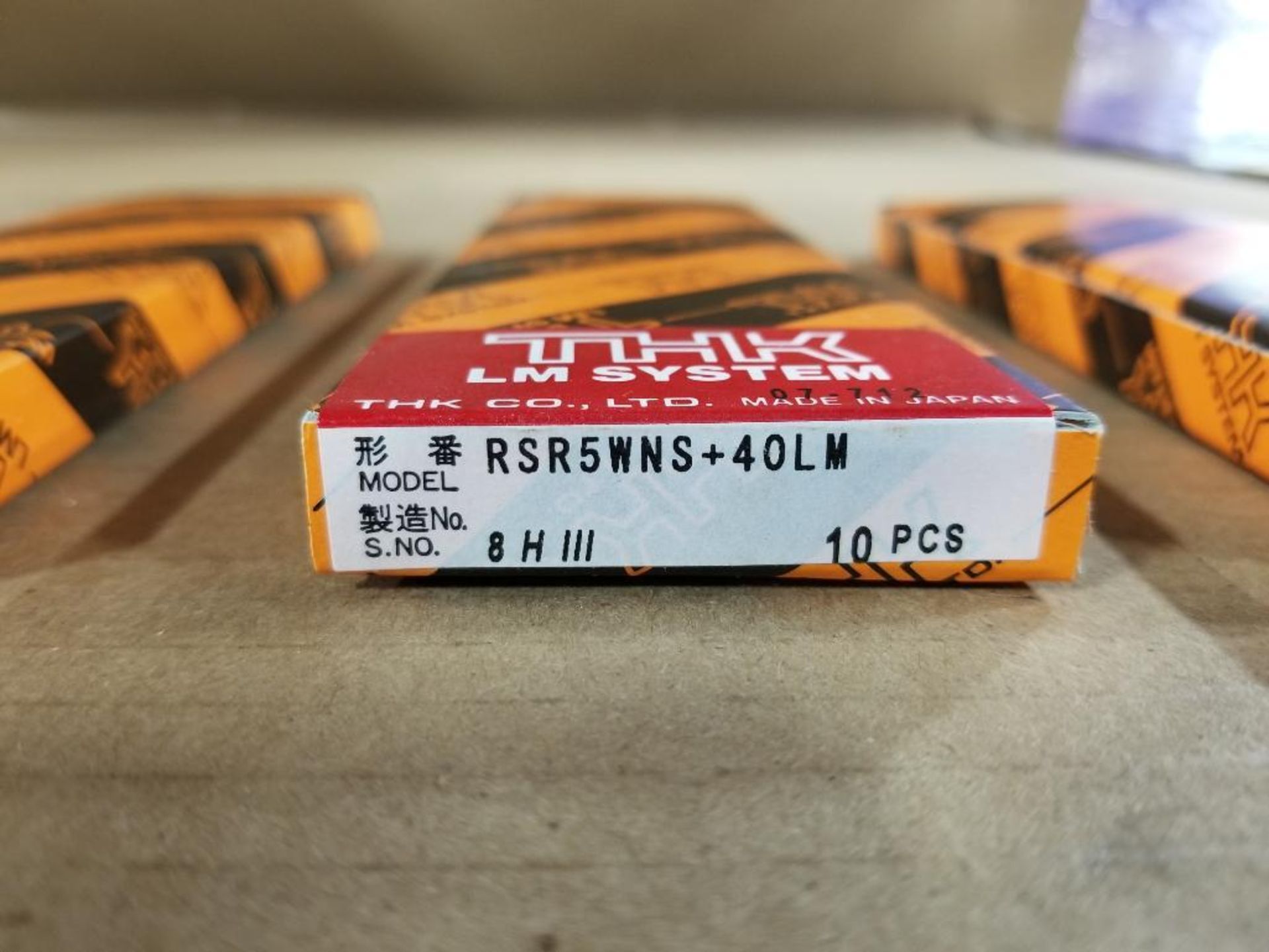 Qty 3 - Box of THK Linear slide. RSR5WNS+40LM. 10pc each. New in box. - Image 4 of 6