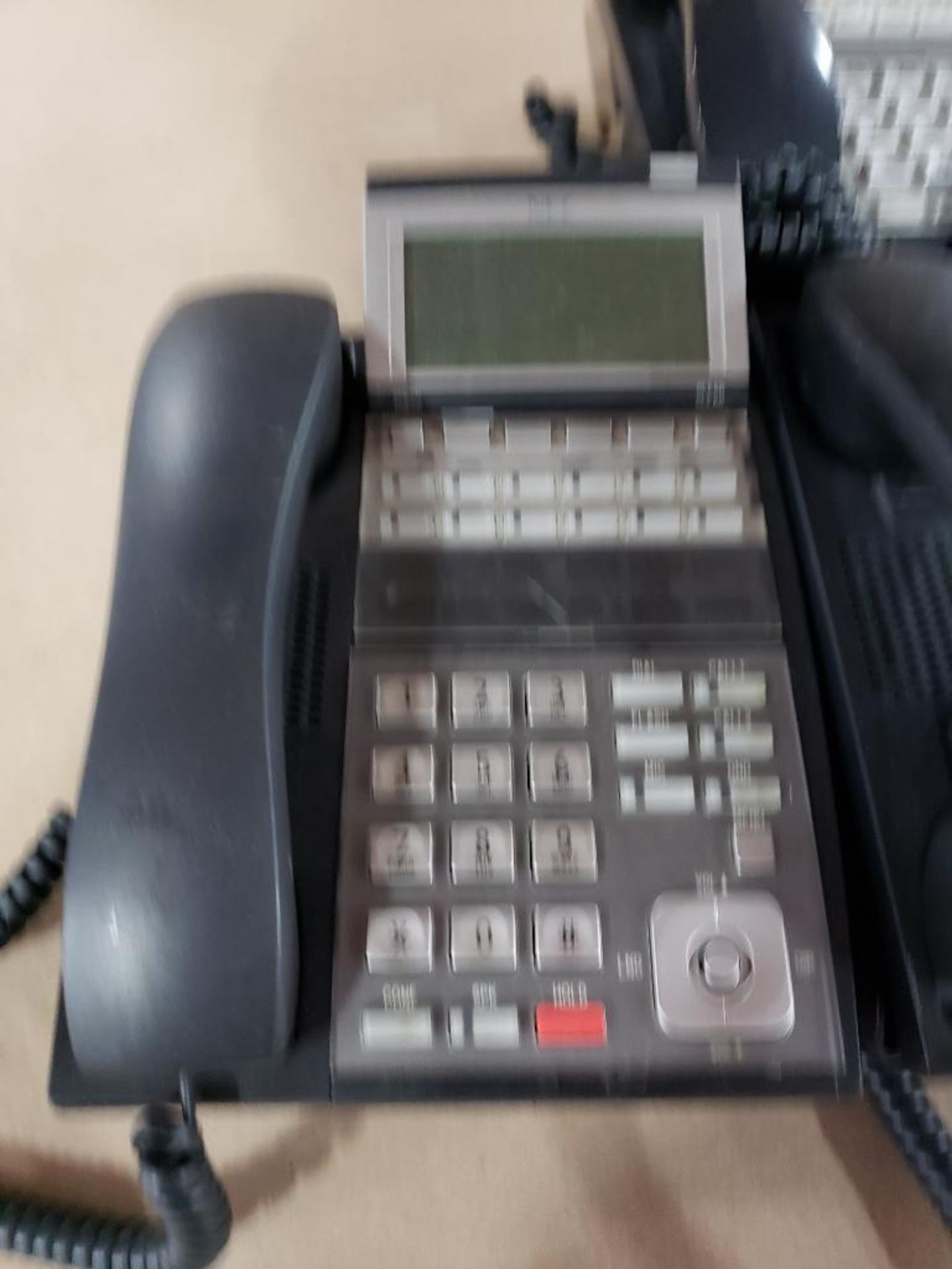 Qty 5 - NEC DLV(XD)Z-Y(BK) office phone. - Image 2 of 5