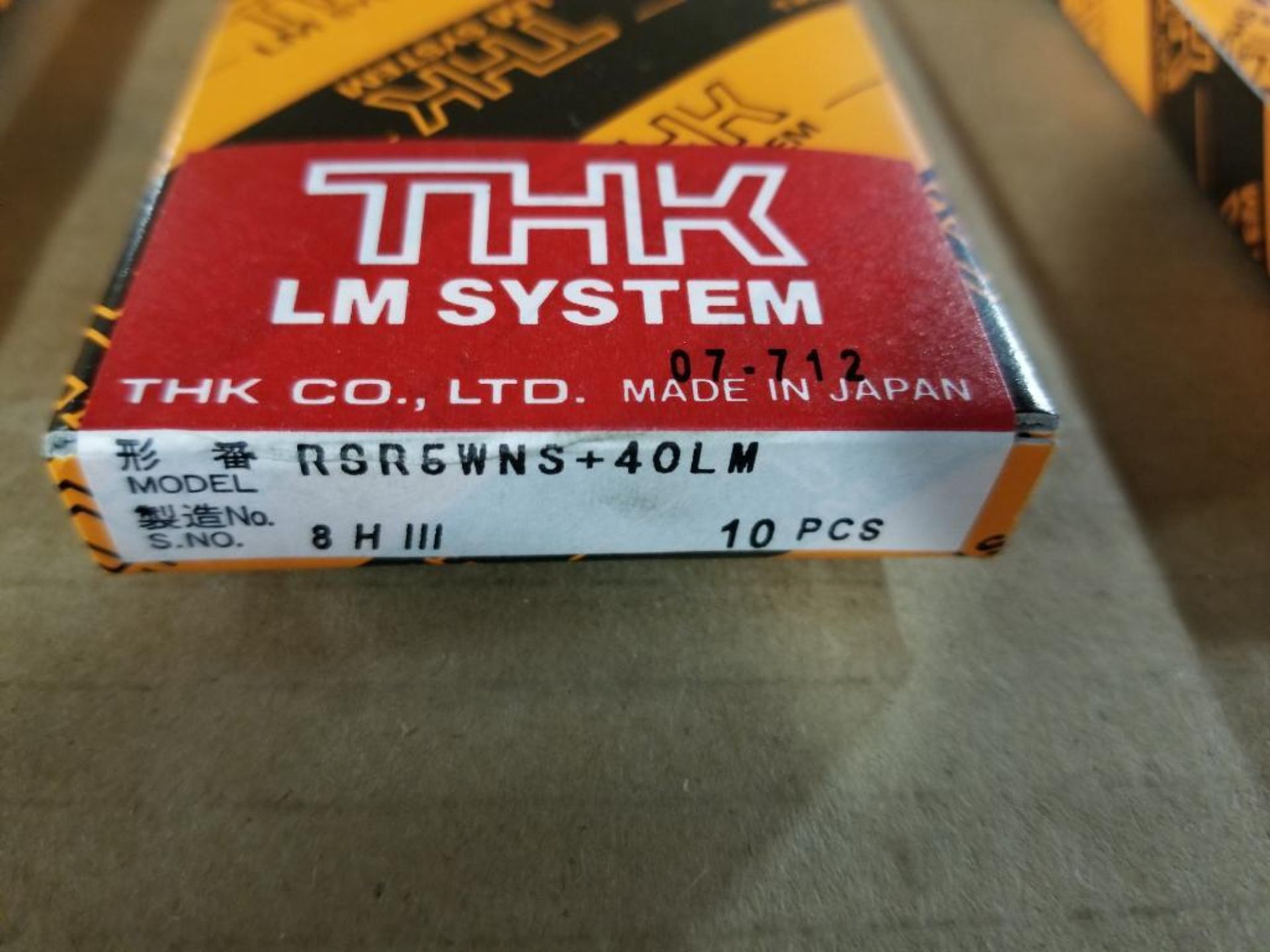 Qty 3 - Box of THK Linear slide. RSR5WNS+40LM. 10pc each. New in box. - Image 4 of 8