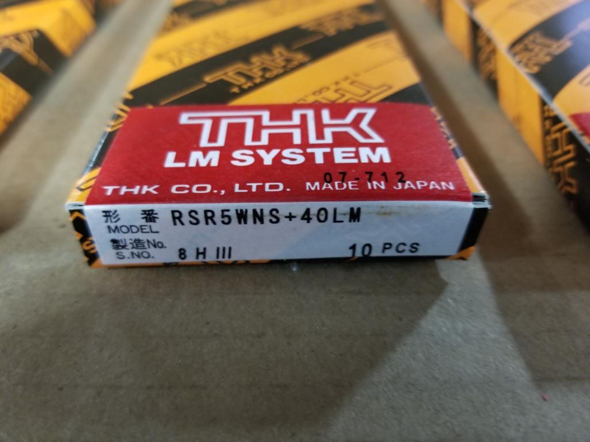 Qty 3 - Box of THK Linear slide. RSR5WNS+40LM. 10pc each. New in box. - Image 4 of 5