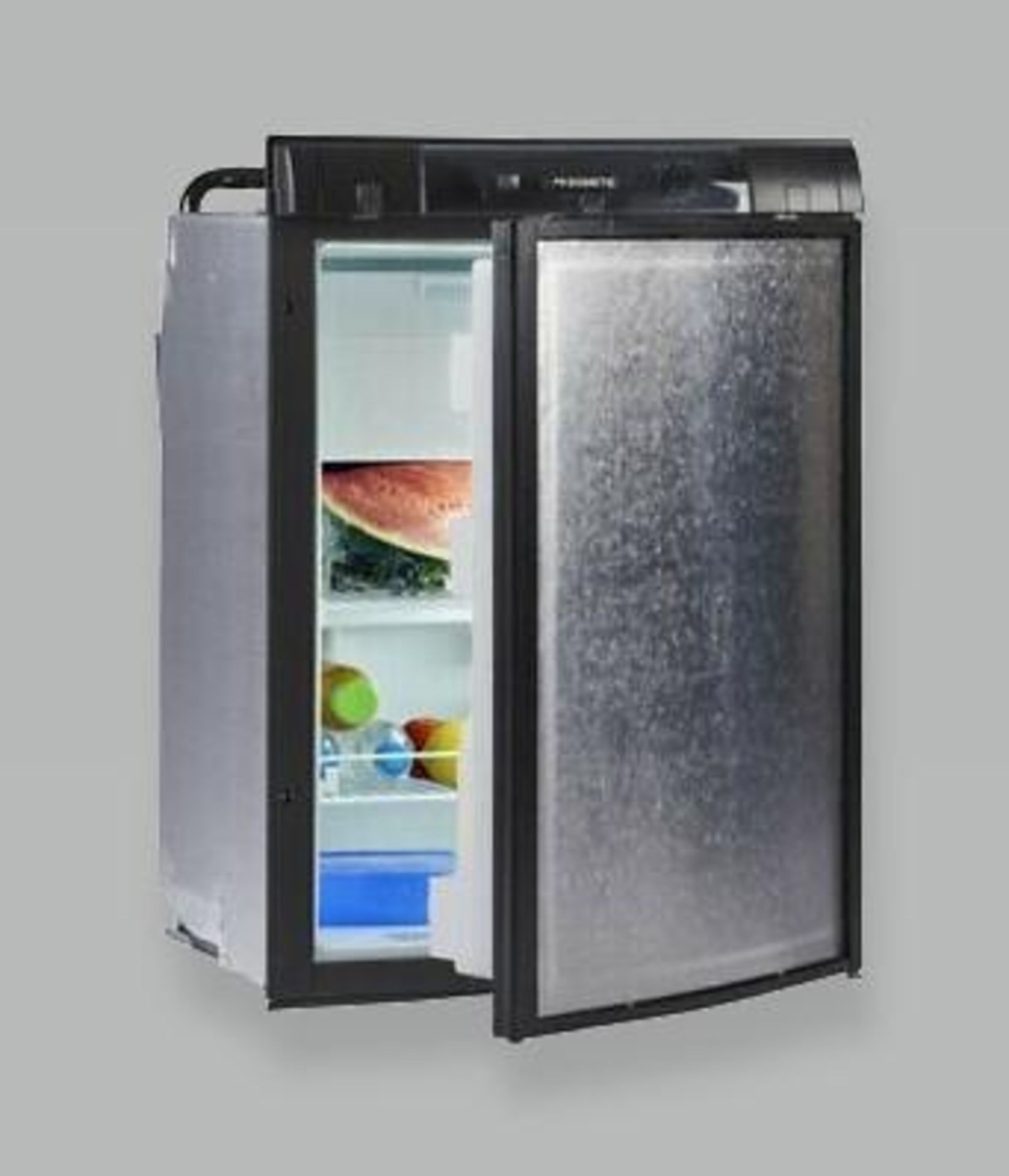 Qty 4 - Dometic refrigerator. Model RM2355RB. 90 liter capacity. 3 way, AC/DC/Gas. New in box.