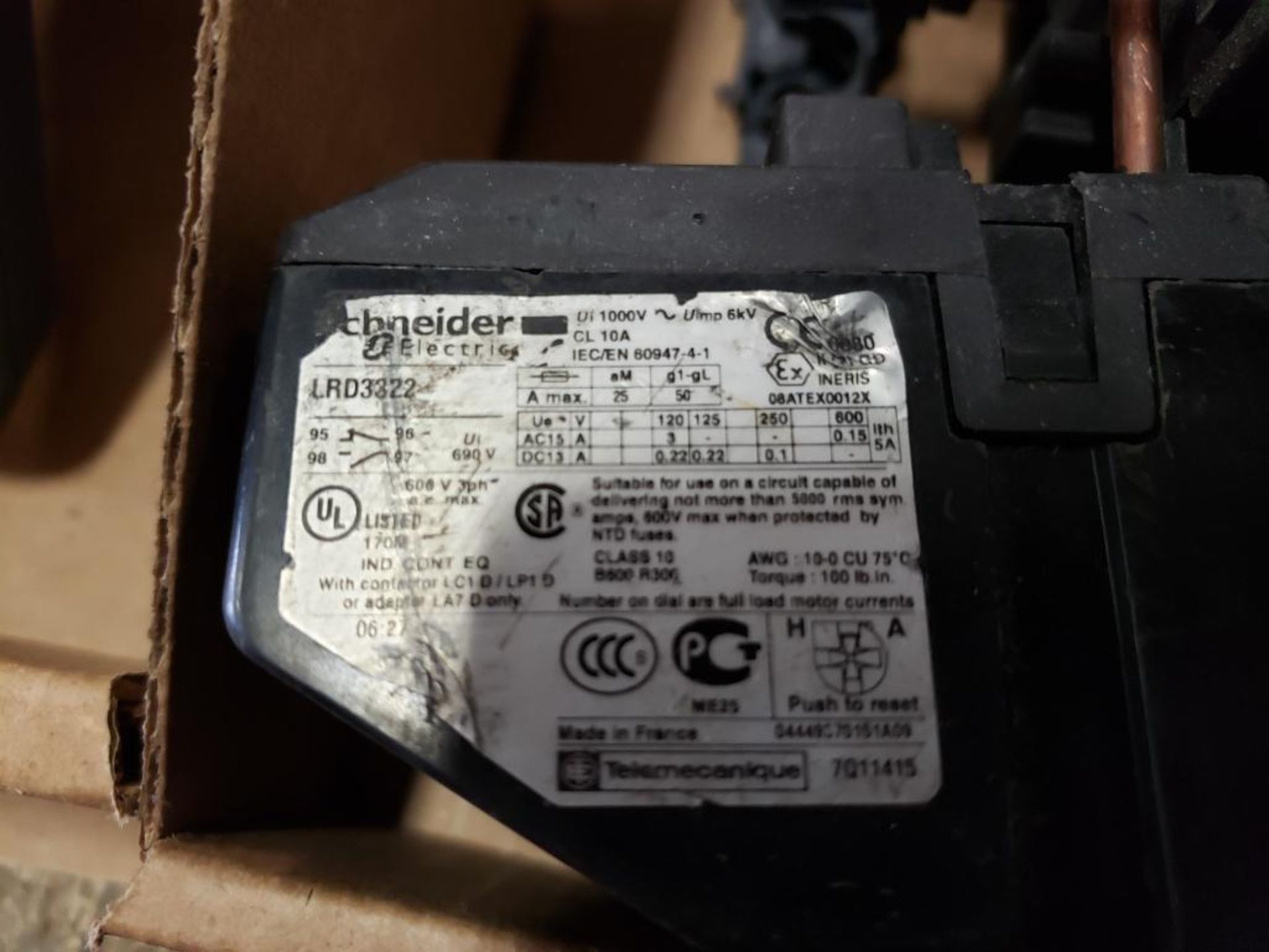 Qty 7 - Schneider Electric LRD3322 contactor relay. - Image 5 of 5