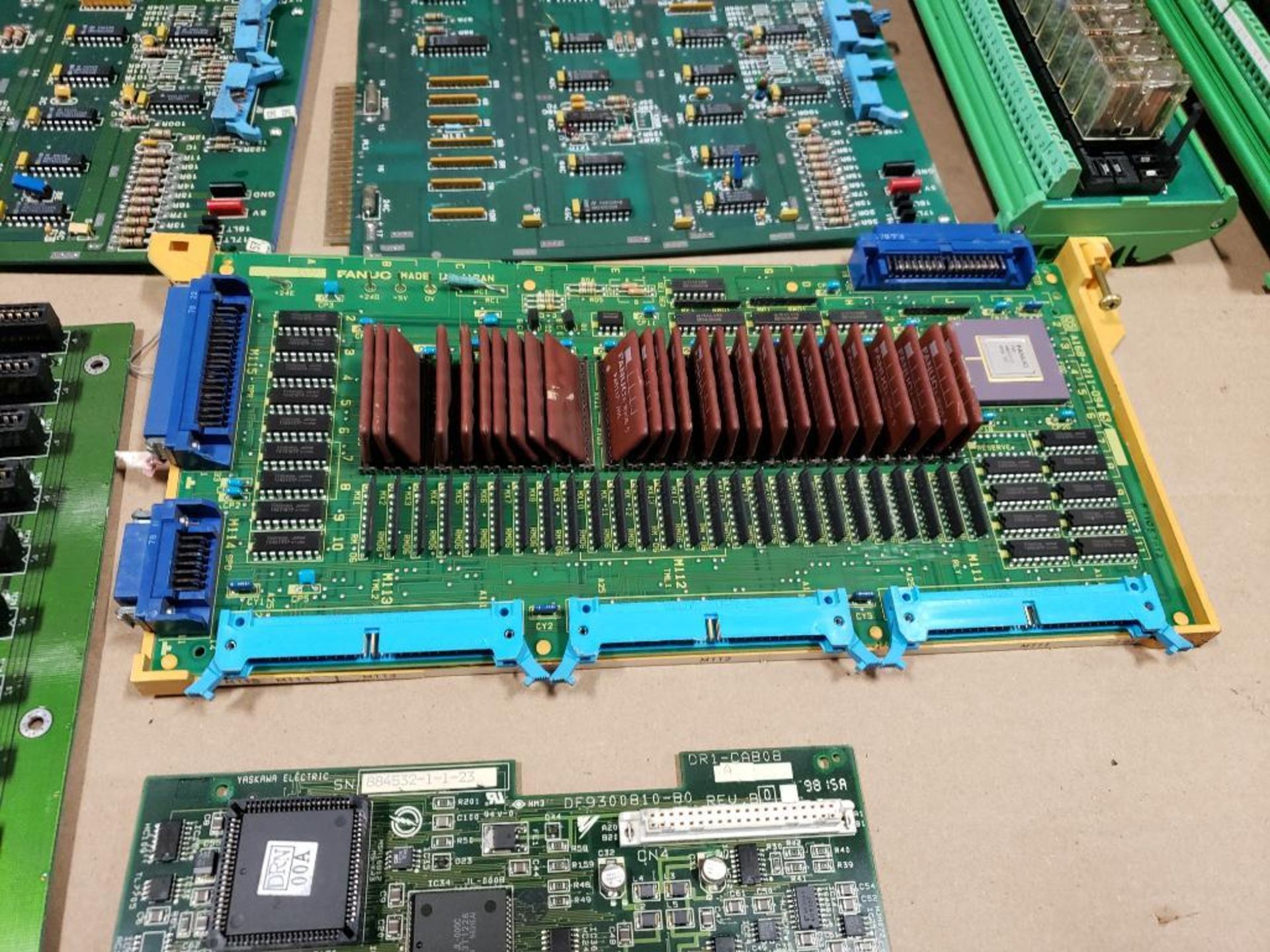Pallet of assorted electrical control boards. Fanuc, Atlas Copco, Fuji. - Image 12 of 19
