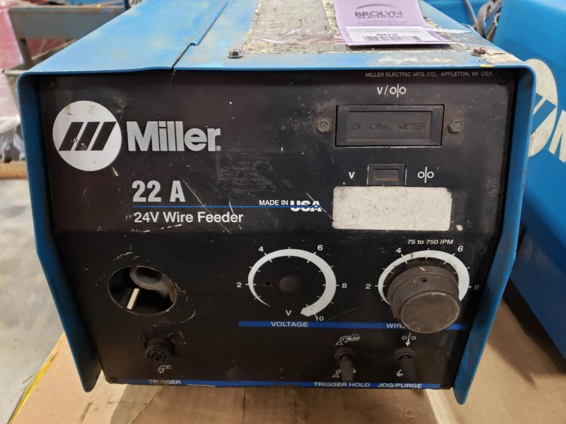 Miller 22A, 24V Welder Wire Feeder. 300615. - Image 2 of 4