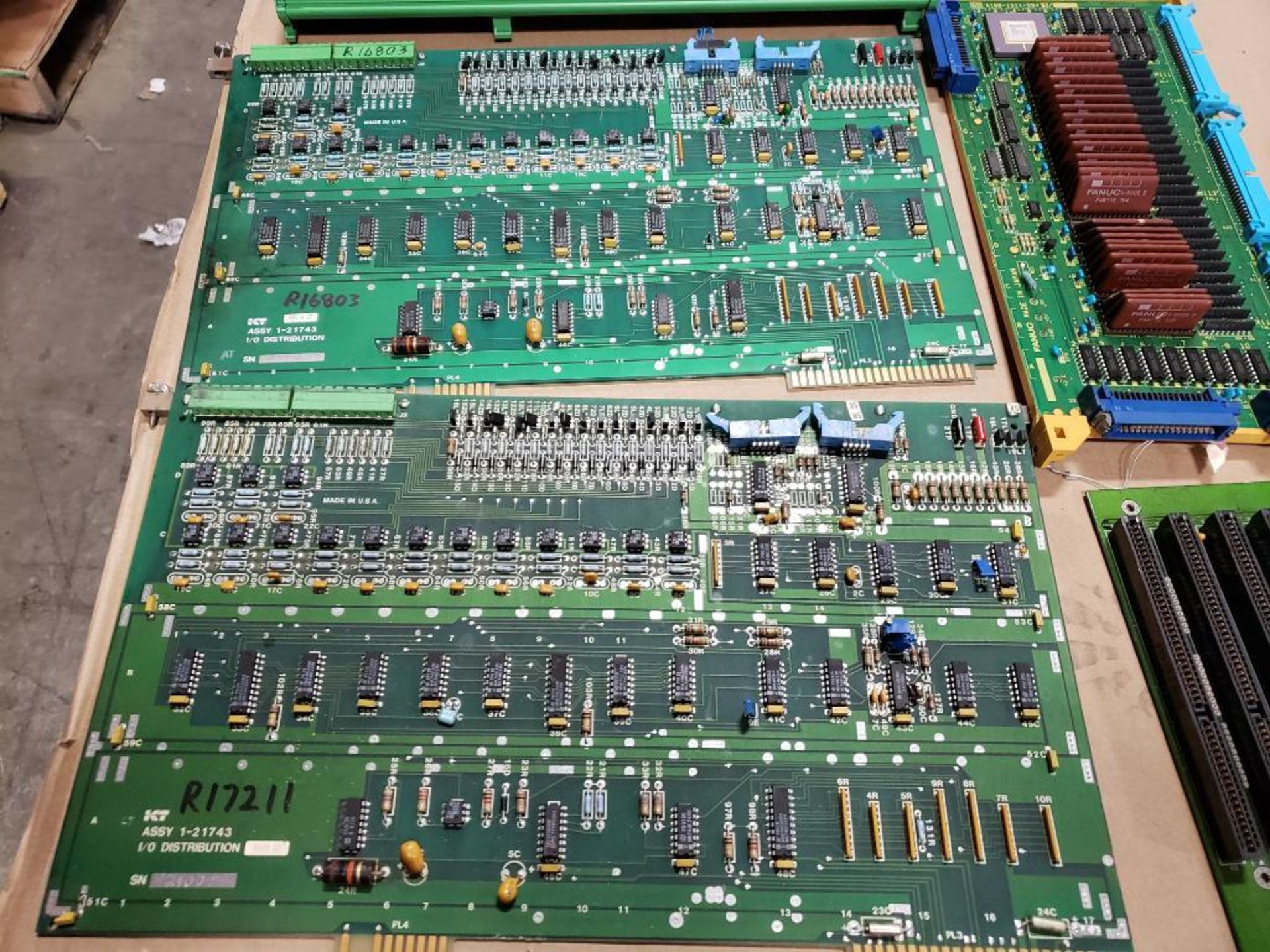 Pallet of assorted electrical control boards. Fanuc, Atlas Copco, Fuji. - Image 9 of 19