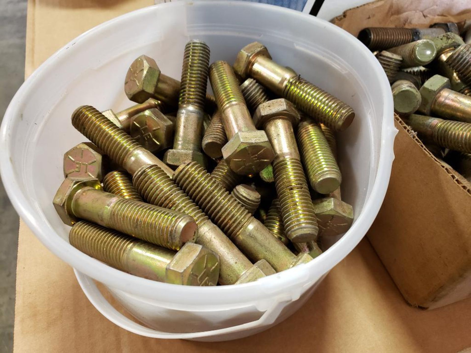 Large Qty of assorted Grade 5 and 8 bolts. - Image 2 of 8