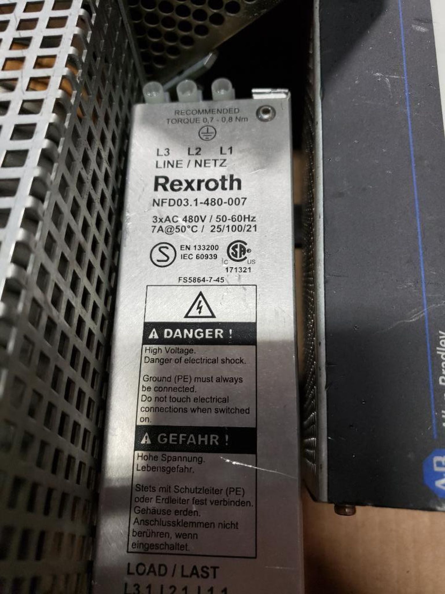 Qty 4 - Assorted electrical power supply. Allen Bradley, Rexroth, Phoenix, Frizlen. - Image 4 of 5