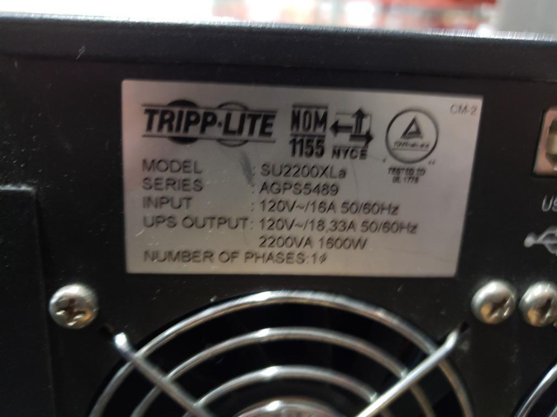 Tripp-Lite SU2200XLa smart online tower power supply. - Image 6 of 6