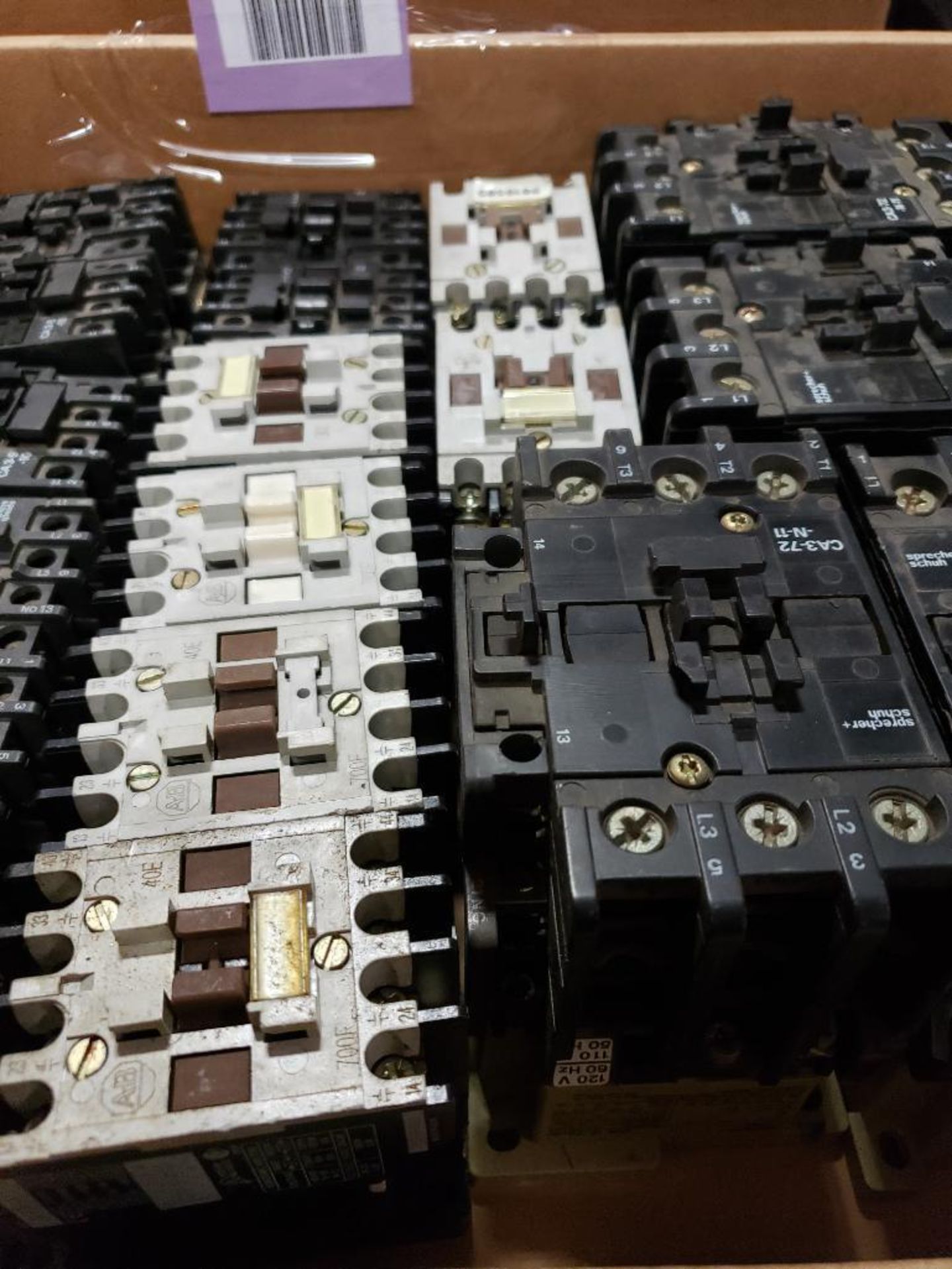 Assorted electrical contactors, relay, starter. Allen Bradley, Sprecher+Schuh. - Image 3 of 7