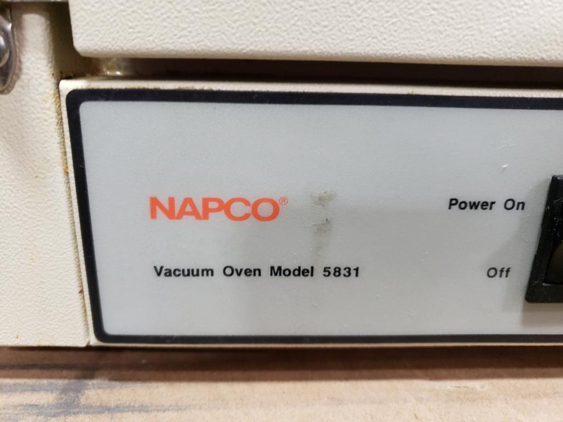 Napco Vacuum oven Model-5831. 51220166. - Image 2 of 7