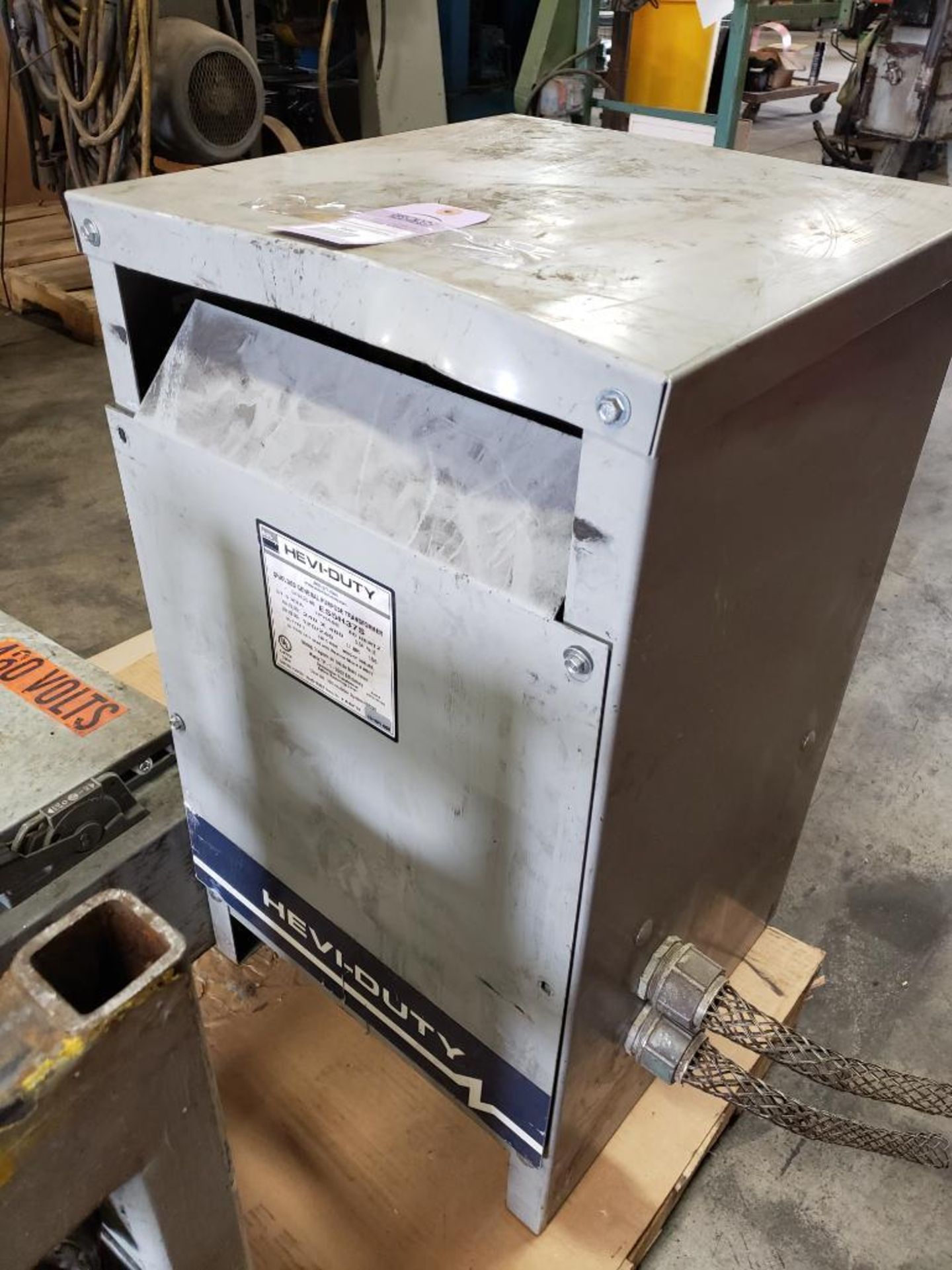 37.5kVa EGS Hevi-Duty transformer. Catalog ES5H37S.