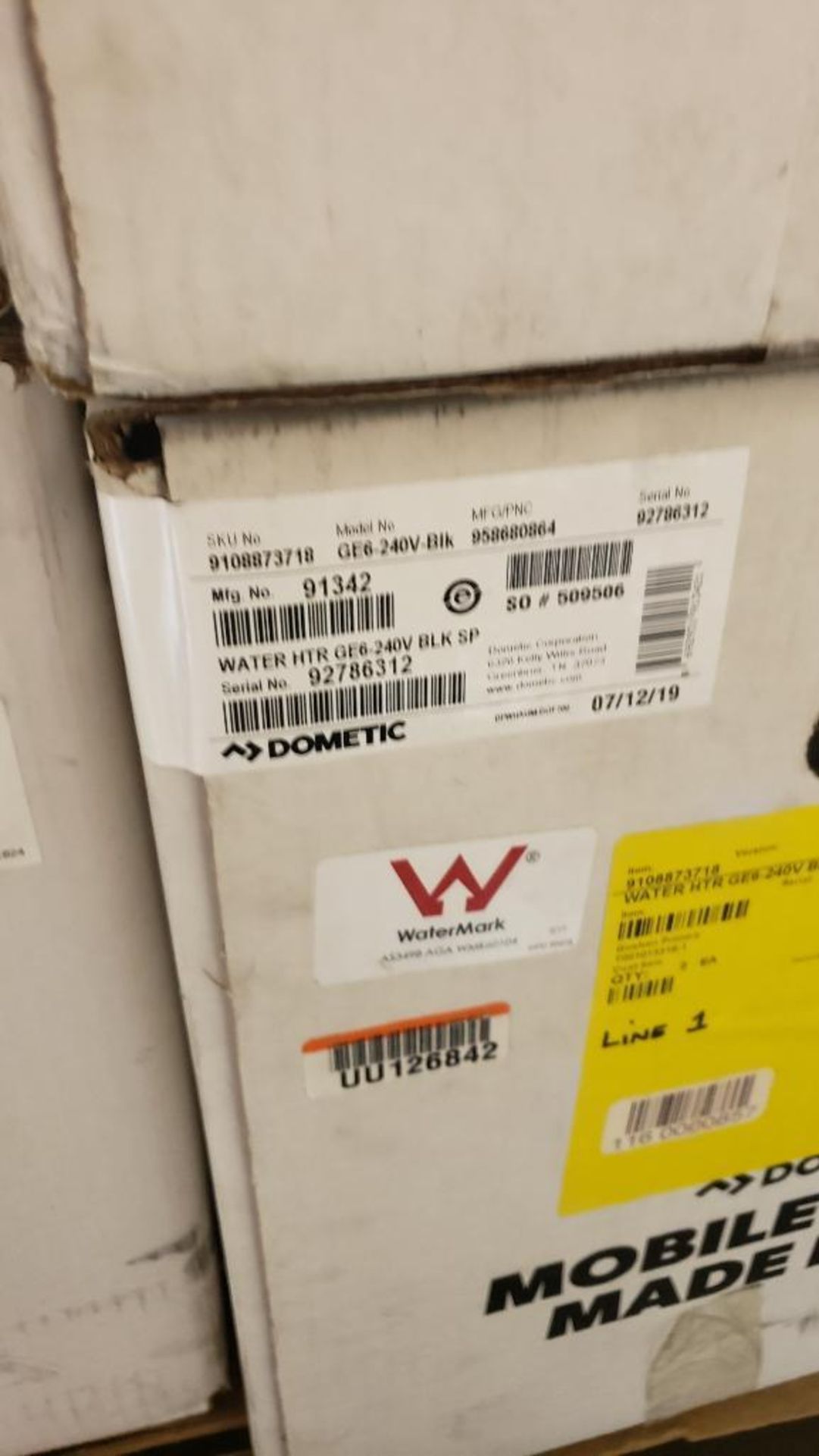 Qty 5 - Assorted Dometic water heaters. New in box. - Image 5 of 6