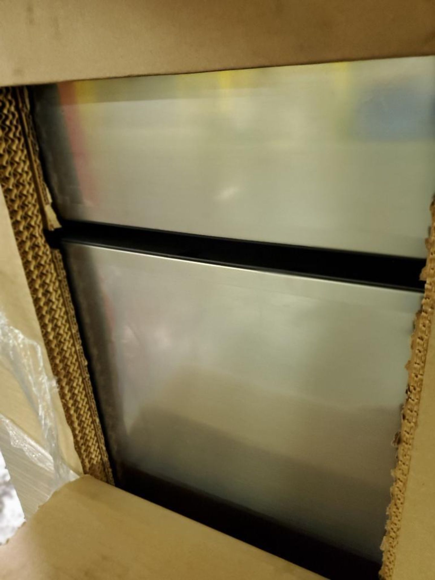 Qty 2 - Dometic stainless steel door refrigerator. Model DMA4087RBIM2F1. New on pallet. - Image 4 of 4