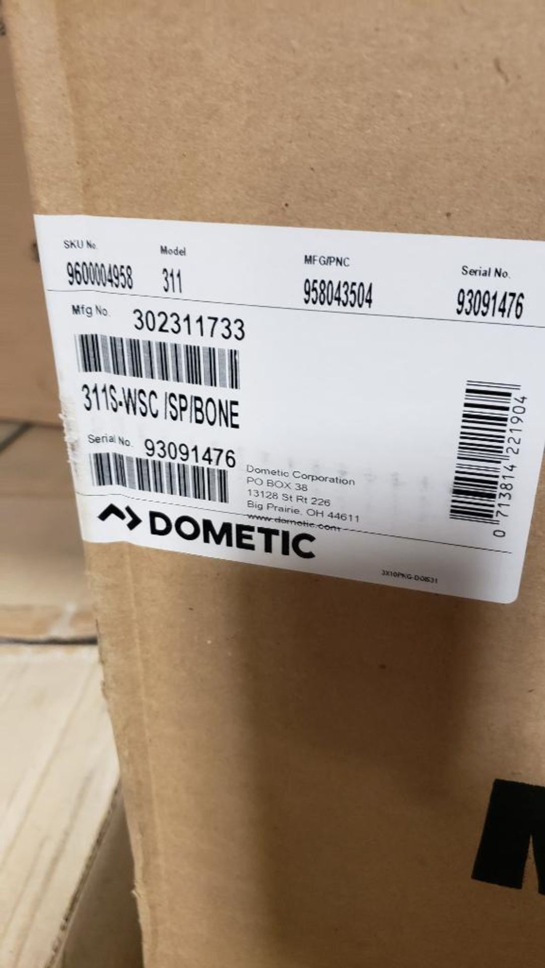 Qty 2 - Dometic toilet. Model 311. New in box. - Image 2 of 2