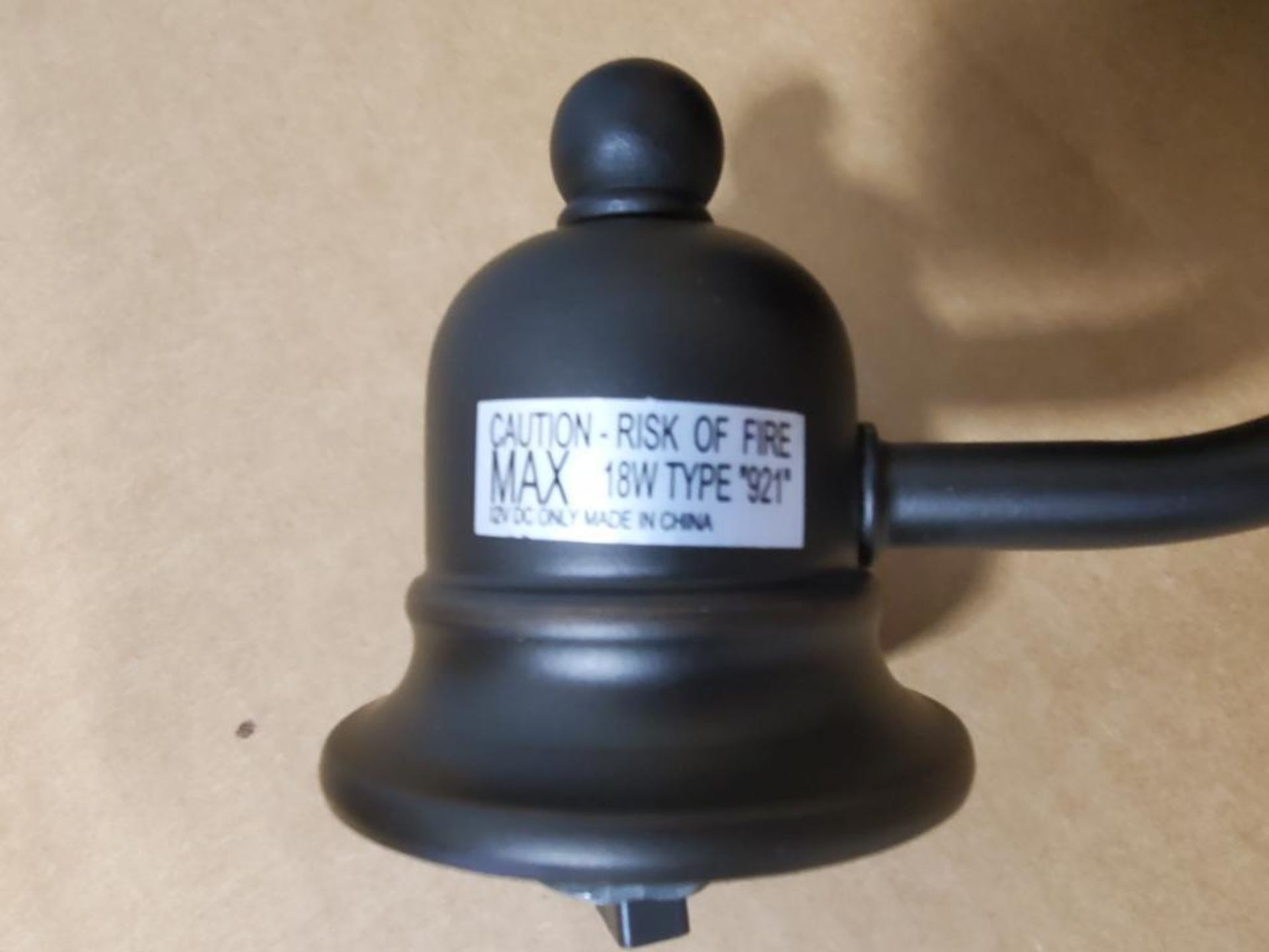 Qty 54 - SunLink 12 volt 2-light chandelier light. Part # RV-BF-131502-744. New in bulk box. - Image 3 of 10