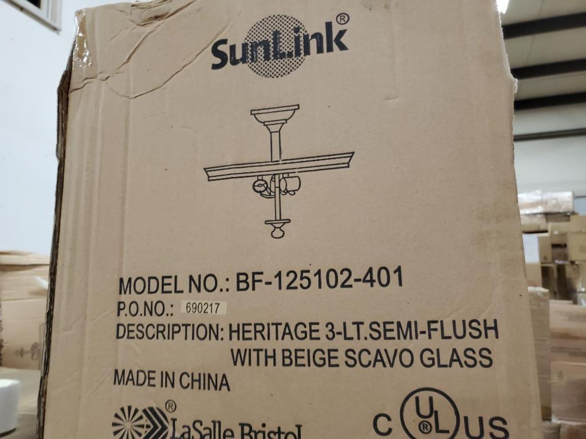 Qty 120 - SunLink 120 volt 3-bulb light. Part #BF-125102-401. New in bulk box. - Image 7 of 8