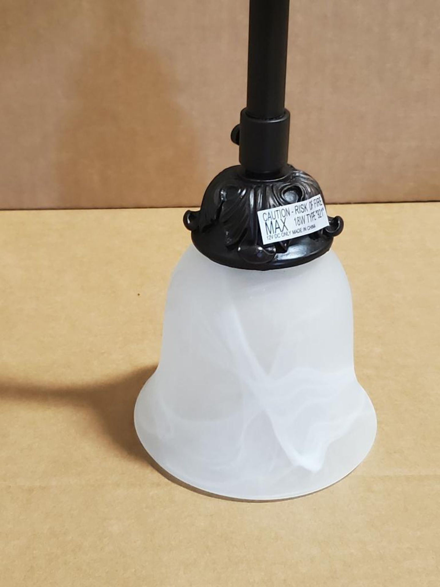 Qty 176 - SunLink 12 volt 1-light mini pendant. Model RV-181301-744. New in bulk box. - Image 2 of 8