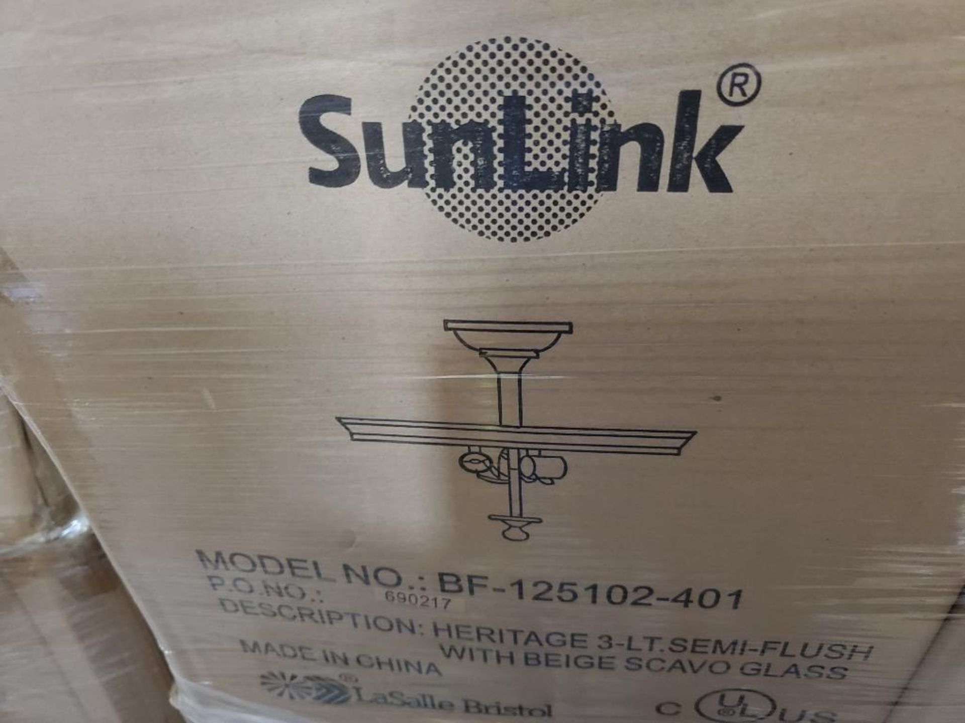 Qty 96 - SunLink 120 volt 3-bulb light. Part #BF-125102-401. New in bulk box. - Image 9 of 9