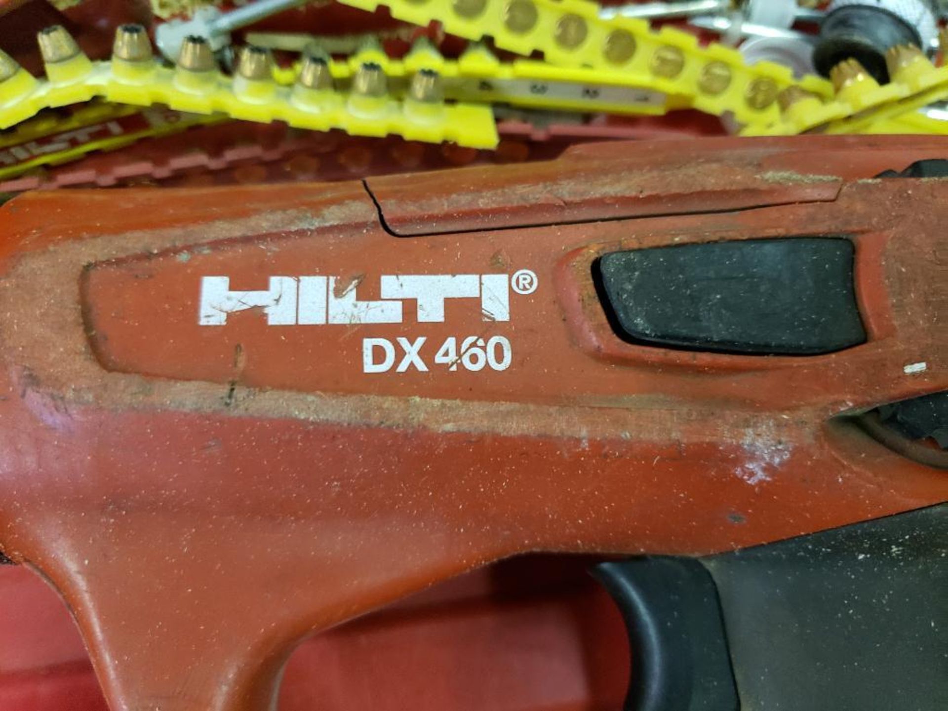 Hilti DX460 powder actuated fastening tool, with MX72 nail magazine. - Image 7 of 8