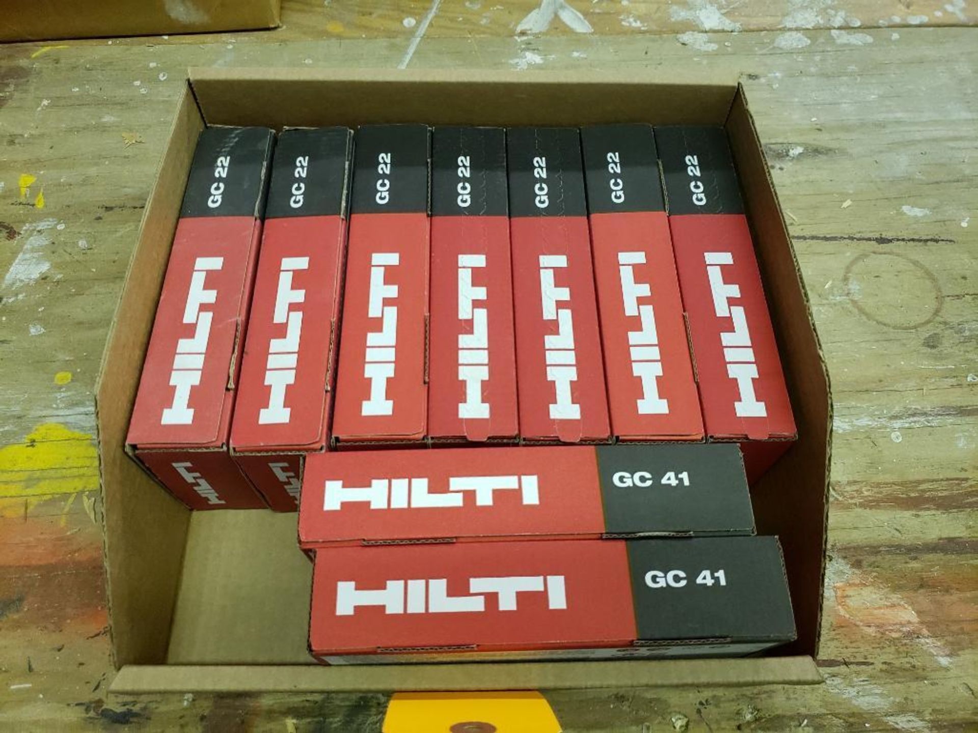 Large assortment of Hilti loads.