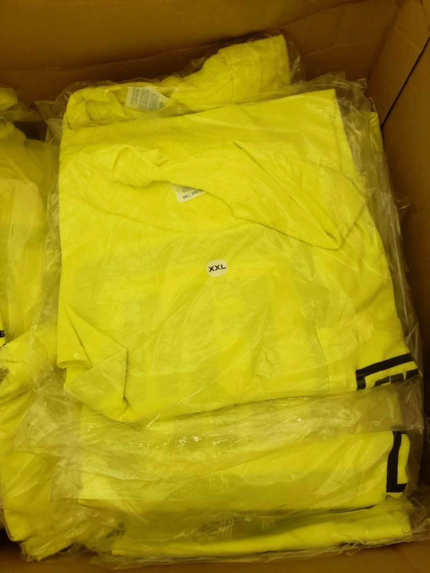 Large assortment of safety yellow FM Construction T-shirts. - Image 2 of 3