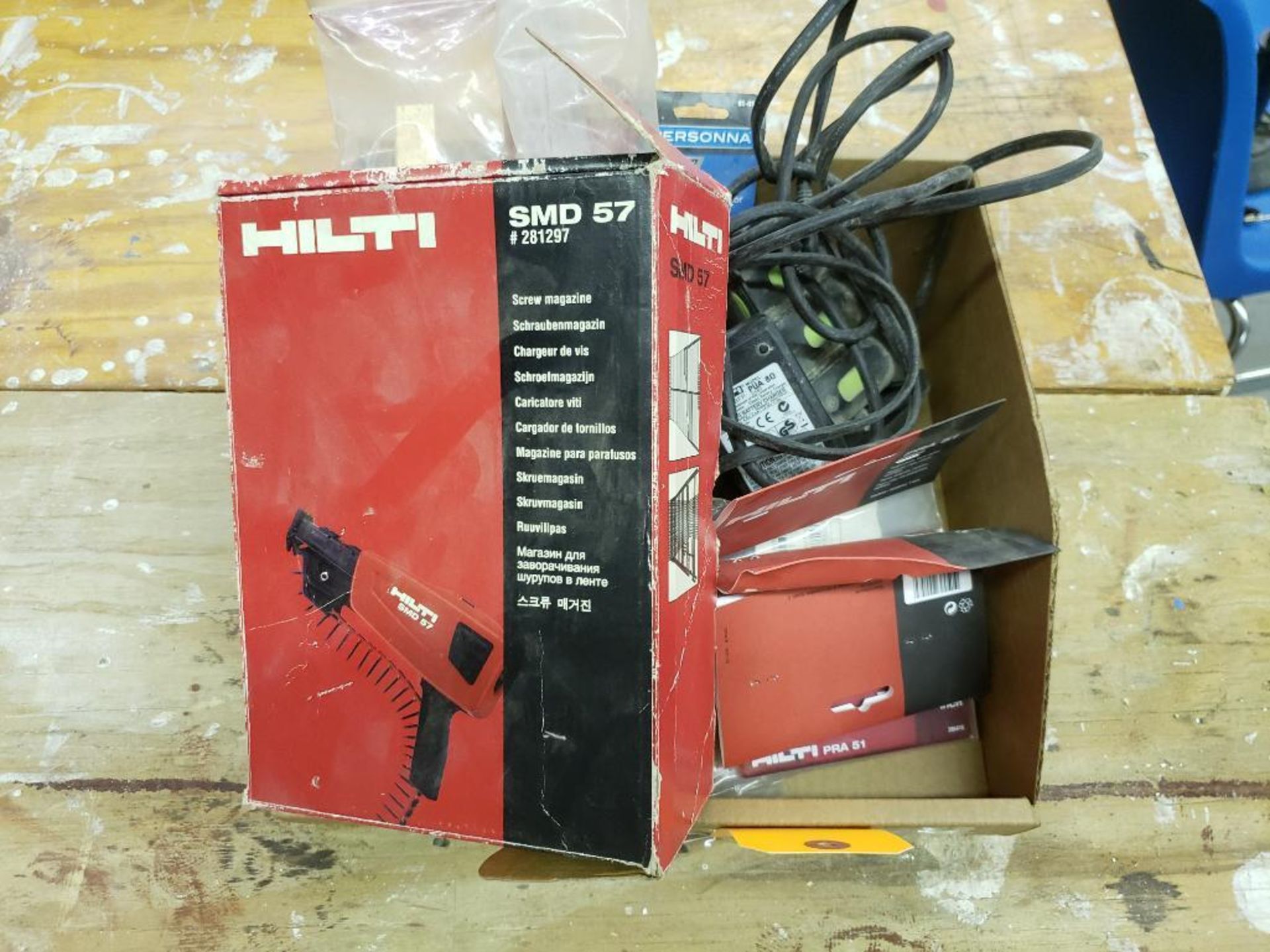 Assorted Hilti equipment.