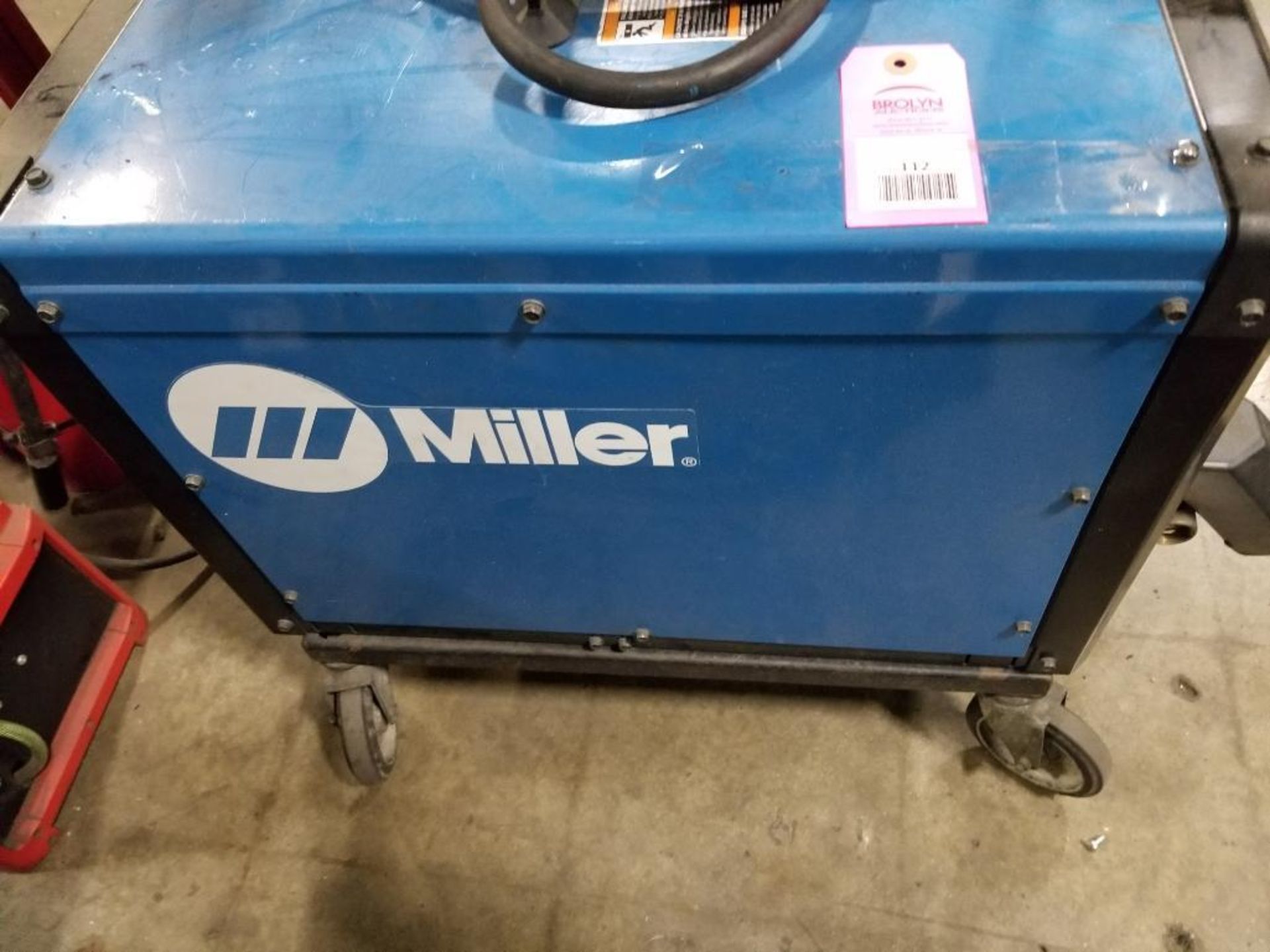 Miller Deltaweld 350 w/ Miller S-74DX 70-series 24v wire feeder welding system. - Image 12 of 16