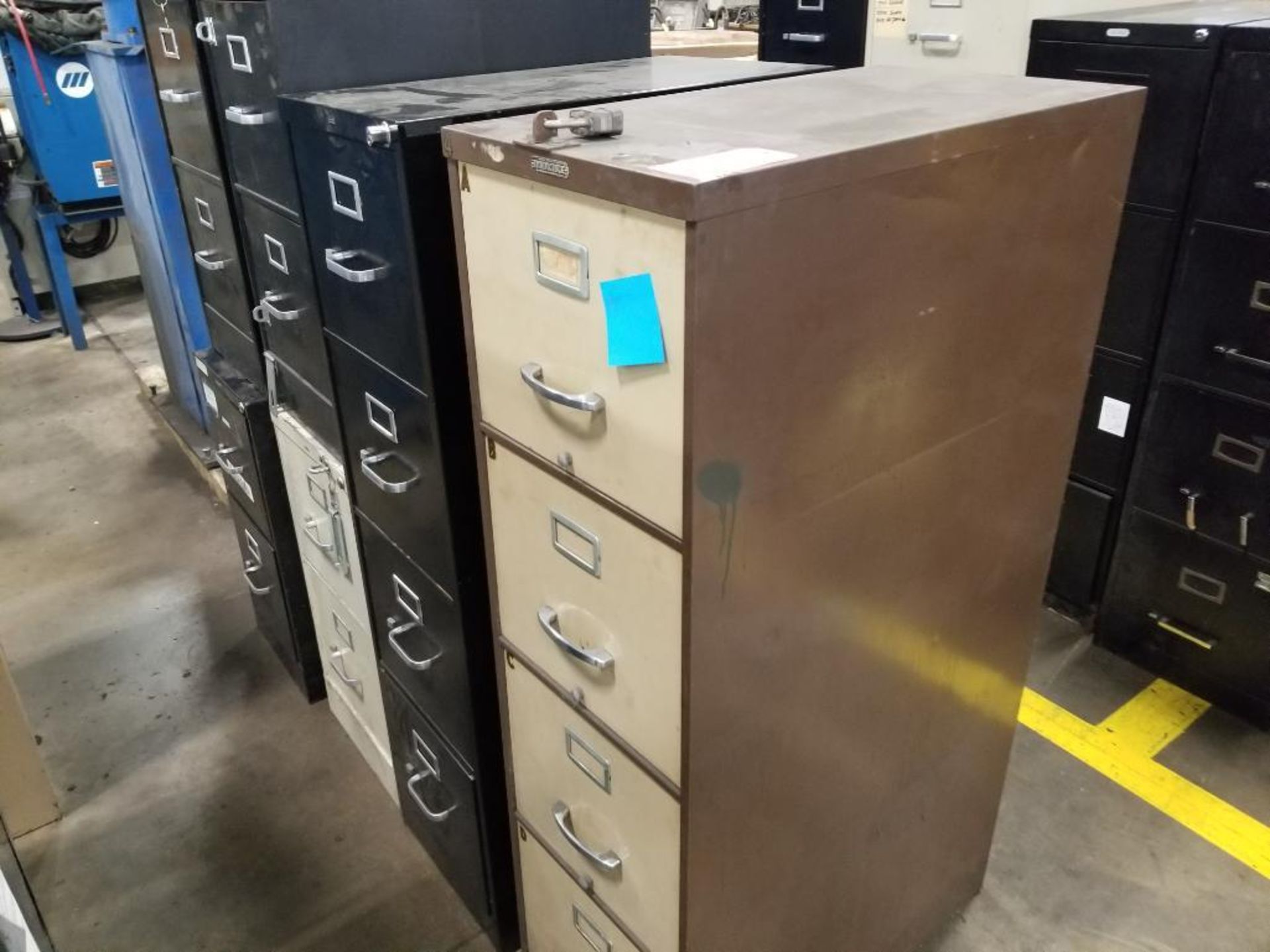 Qty 7 - Assorted Filing cabinets. 15x28x52, 15x27x52, 15x25x29 (qty 3), 14x18x25 WxDxH. - Image 2 of 5