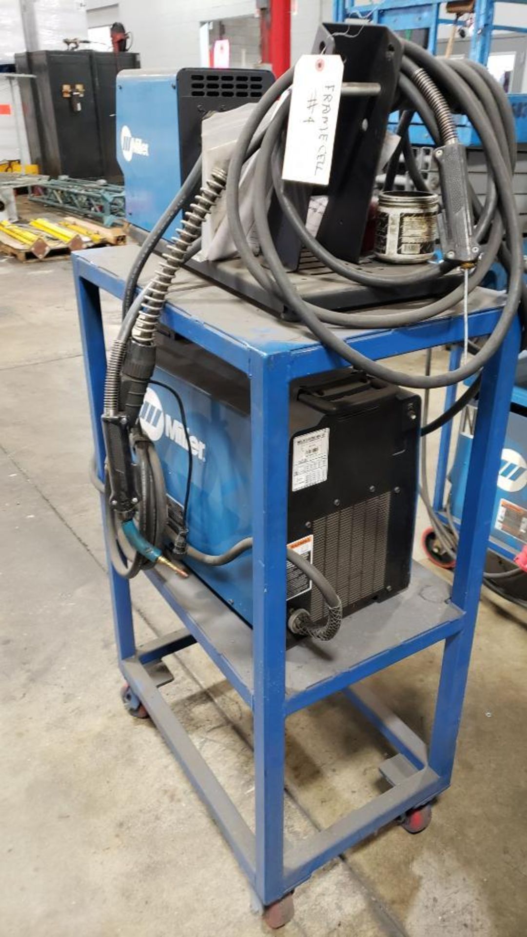 Miller Invision 352 MPa auto-line w/ Miller S-74 MPa Plus wire feeder welding system. - Image 15 of 15