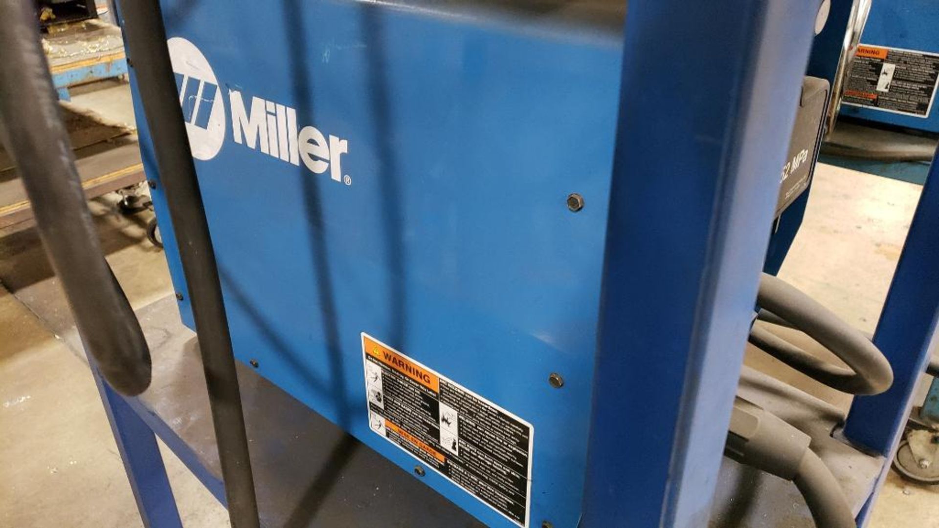 Miller Invision 352 MPa auto-line w/ Miller S-74 MPa Plus wire feeder welding system. - Image 4 of 15