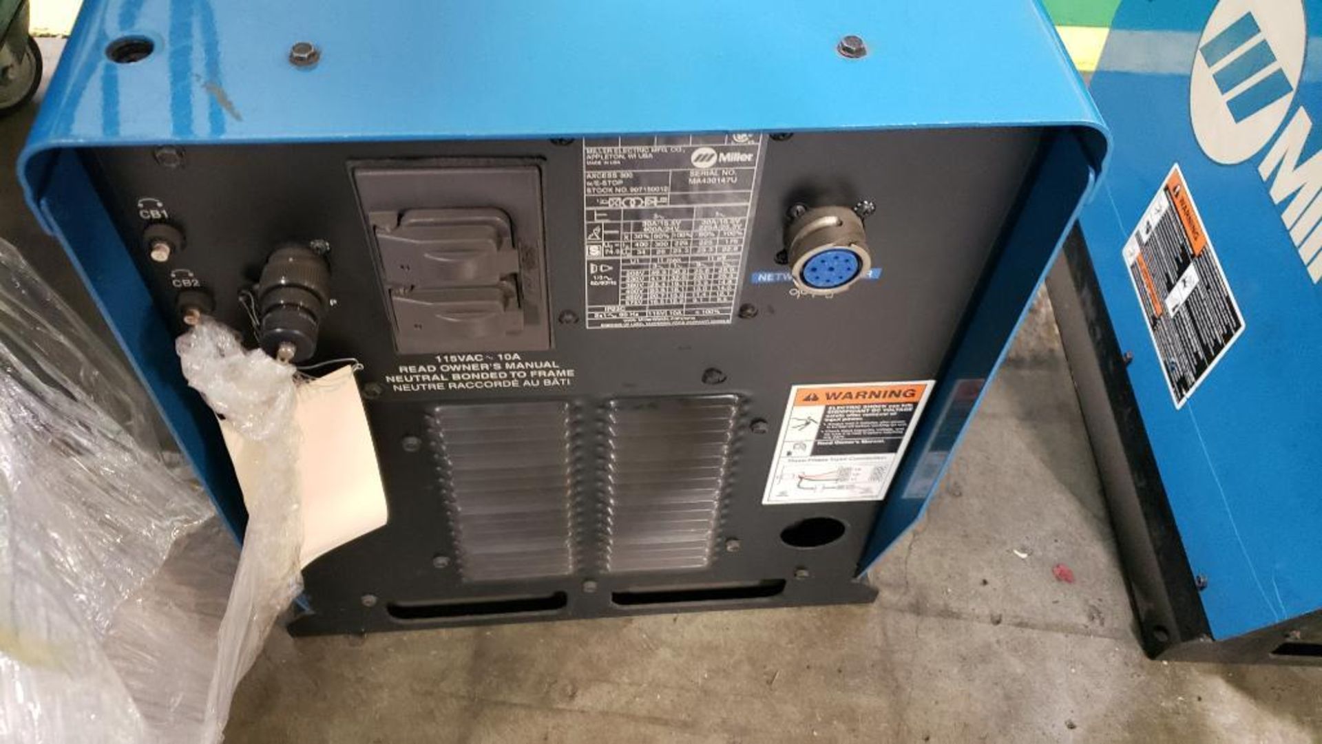 Miller Axcess 300 w/E-STOP welder. 907150012. - Image 7 of 11