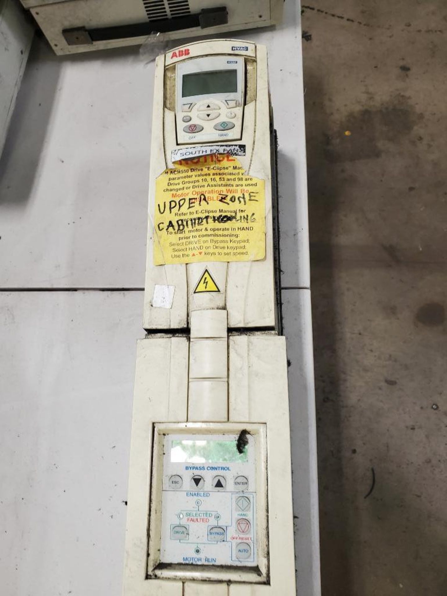 ABB ACH550-VDR-03A3-4 HVAC drive.