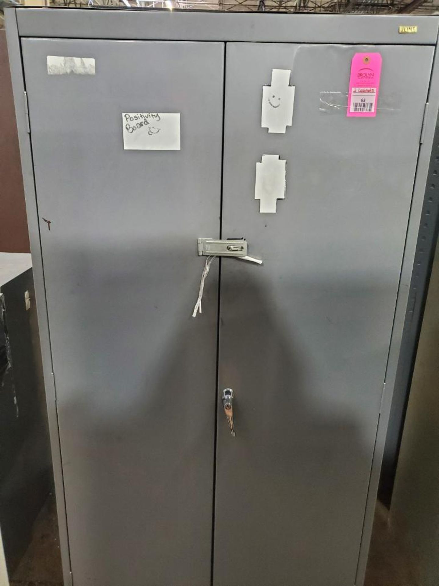 Qty 2 - Storage cabinets. 36x24x72, 36x24x78 WxDxH. - Image 2 of 5