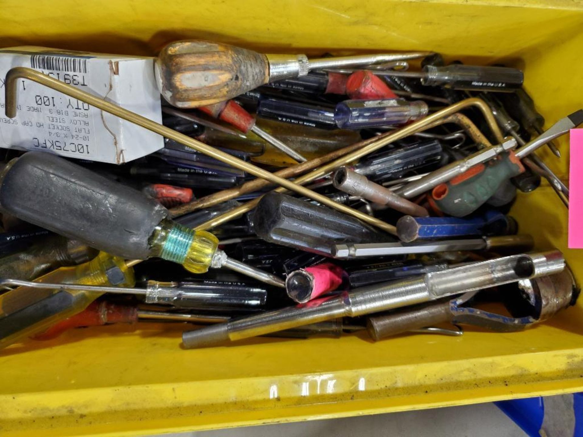 Assorted hand tools. Screwdrivers, picks, allen wrenches. - Image 2 of 4