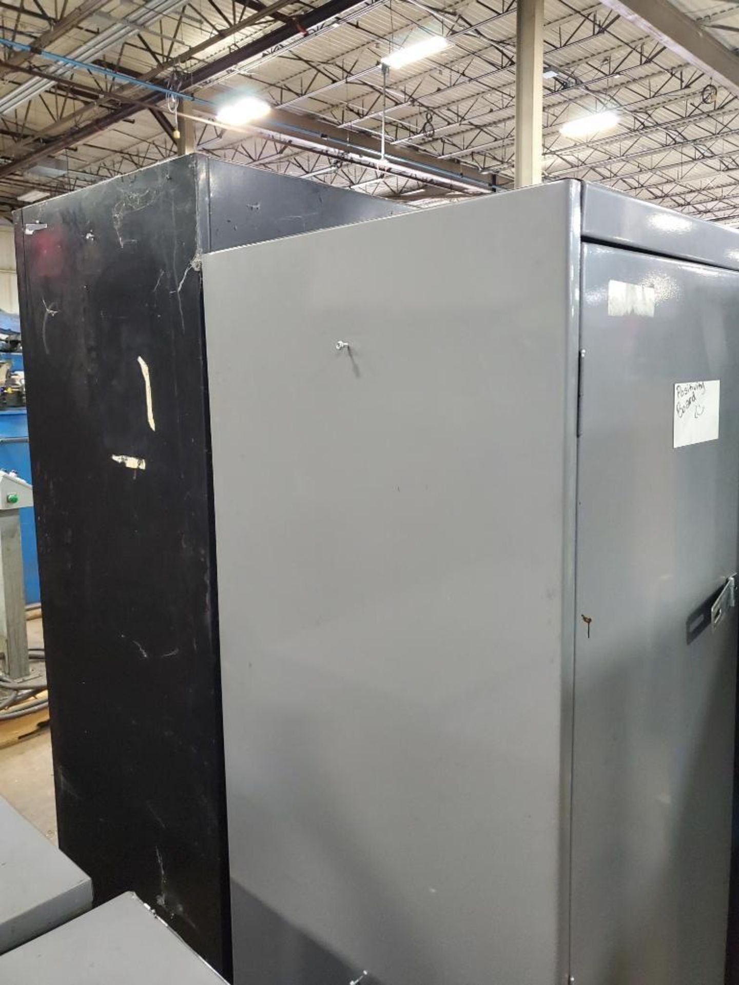 Qty 2 - Storage cabinets. 36x24x72, 36x24x78 WxDxH.