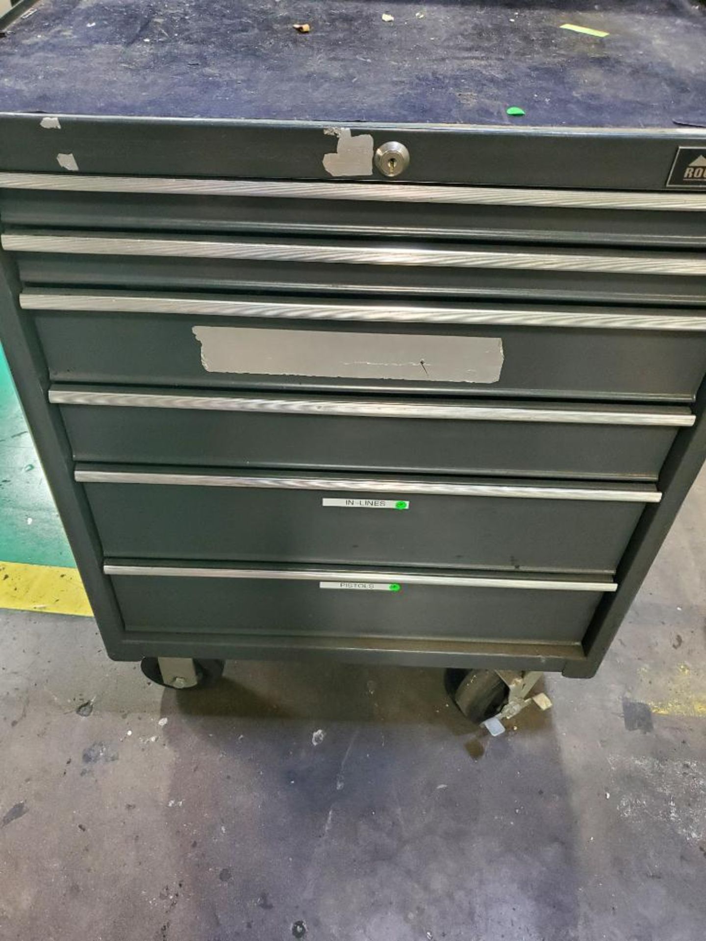 Qty 2 - Assorted tool boxes. Rock River. 30x27x40, 27x12x28 WxDxH. - Image 4 of 5