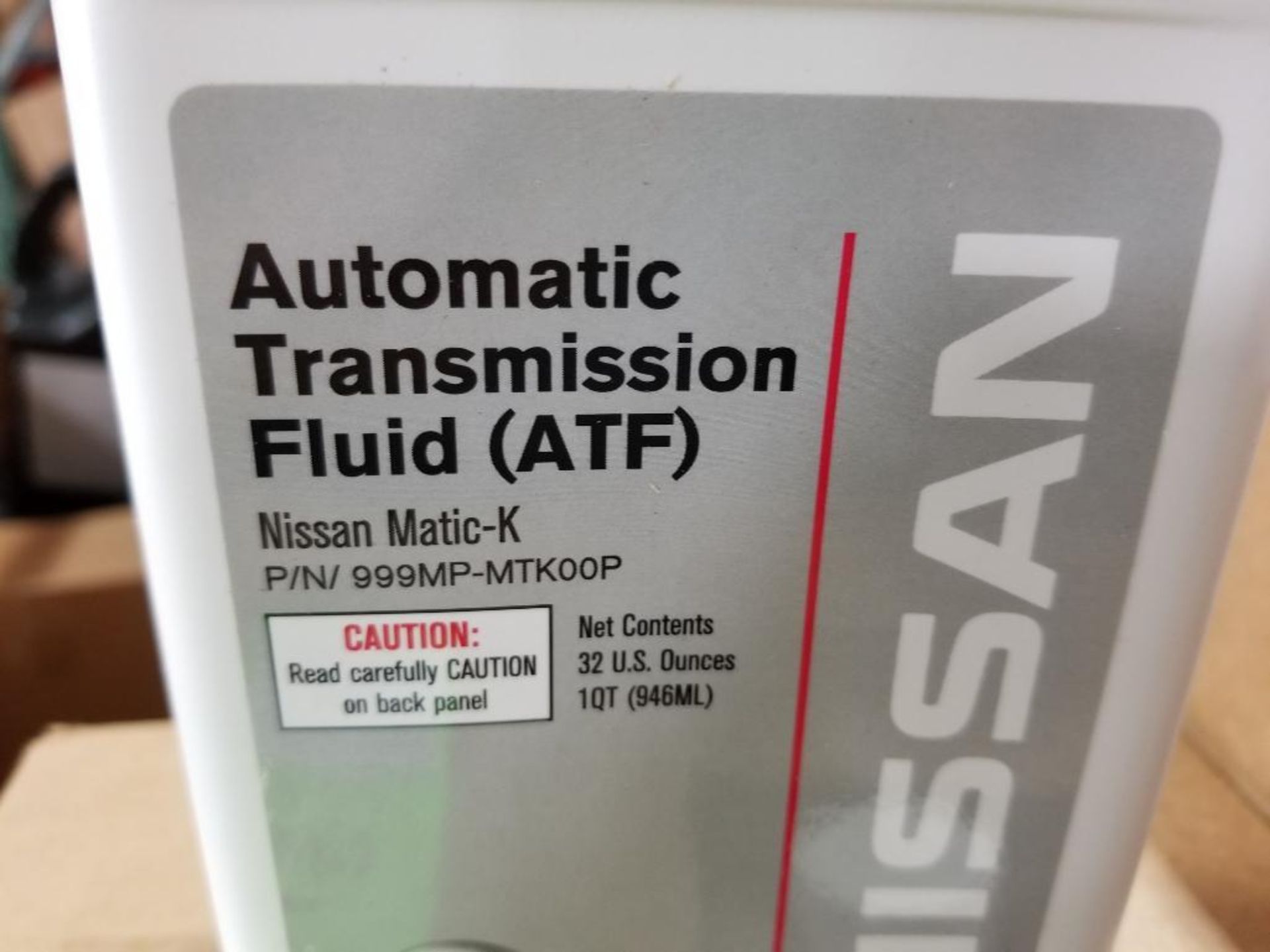 Qty 24 - Nissan 999MP-MTK00P Automatic transmission fluid 32 oz. bottle. New in box. - Image 3 of 3