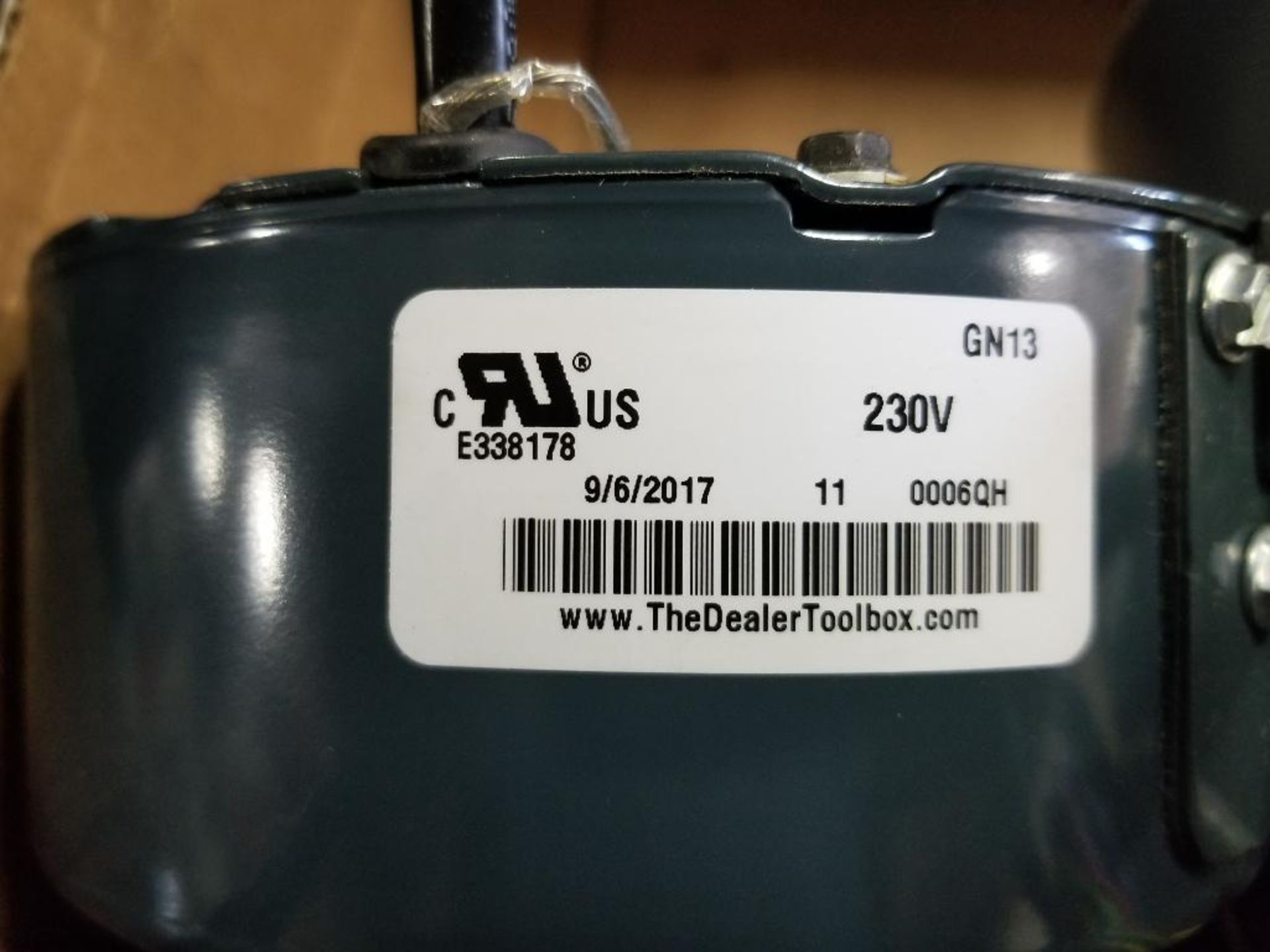 3/4HP Genteq ECM-142R motor. 1PH, 208-230V, 1625RPM. 5SME39SSHC096. - Image 4 of 6