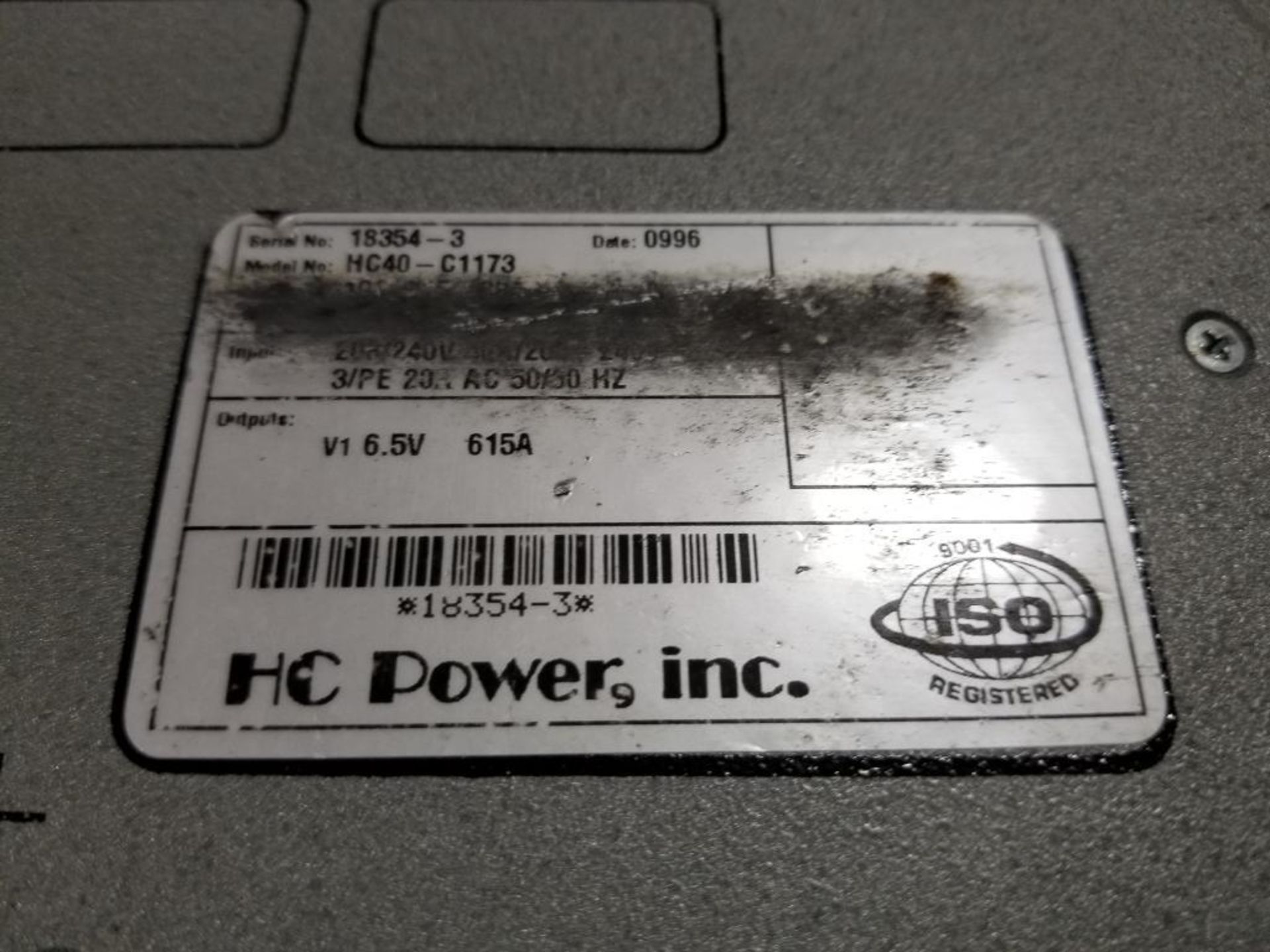 HC Power, INC. HC40-C1173 power supply module. - Image 4 of 4