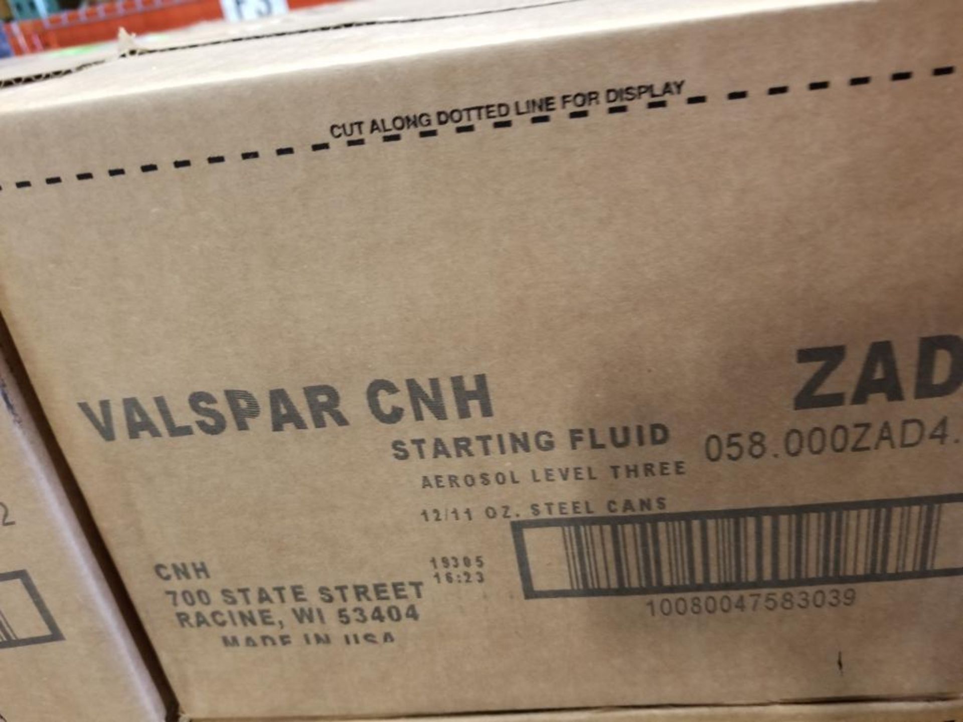 Qty 96 - CHN Pant#-ZAD4 starting fluid 11oz. Cans. New in box. - Image 2 of 3