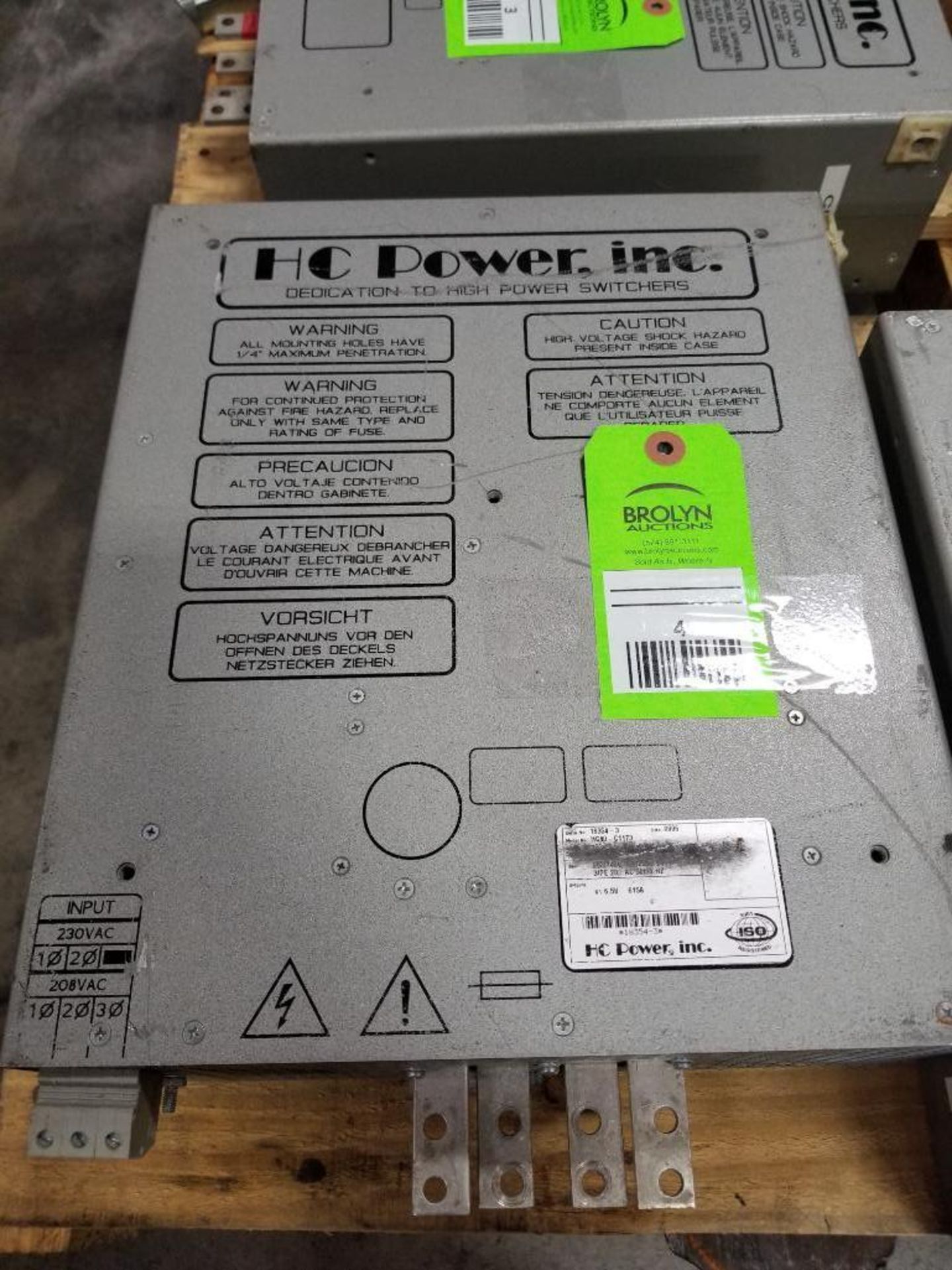 HC Power, INC. HC40-C1173 power supply module.